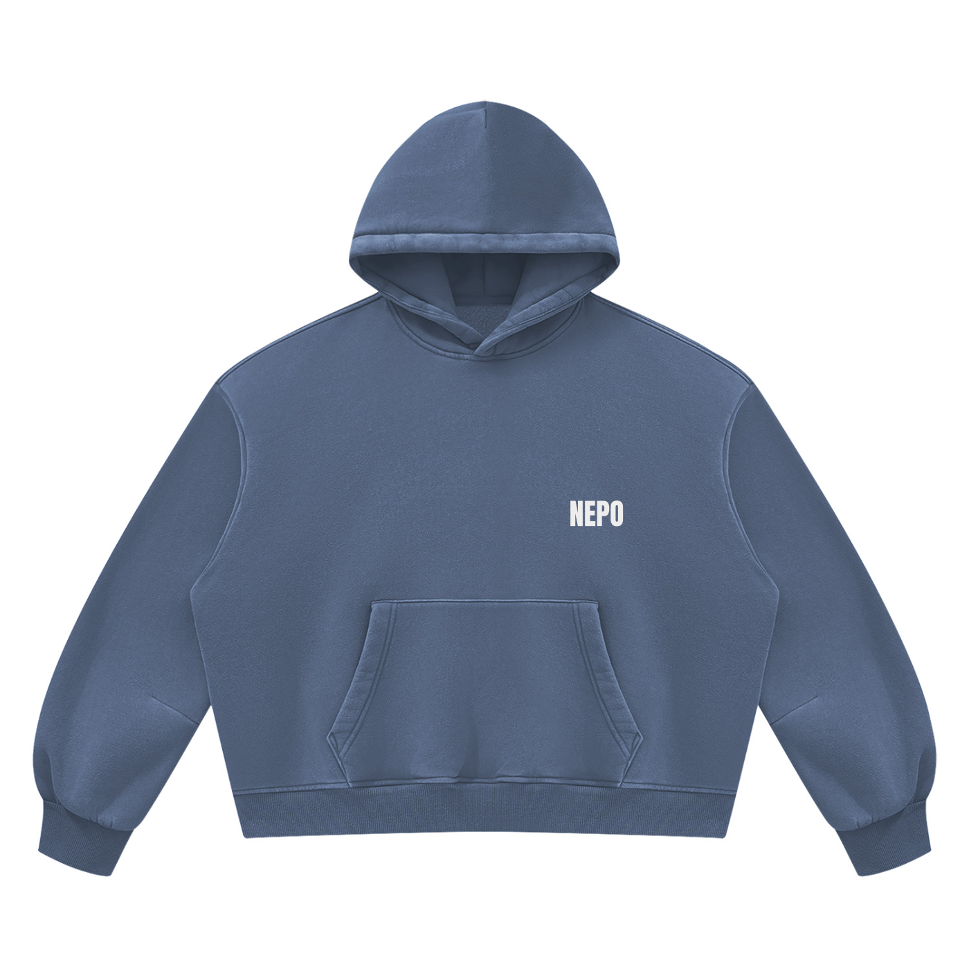 MAKE ART- Unisex Vintage Wash Boxy Fleece Hoodie