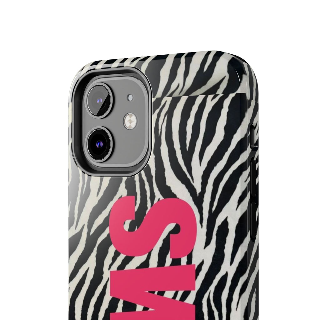 SWAG Zebra Print Phone Case — Tough Protective iPhone Cover