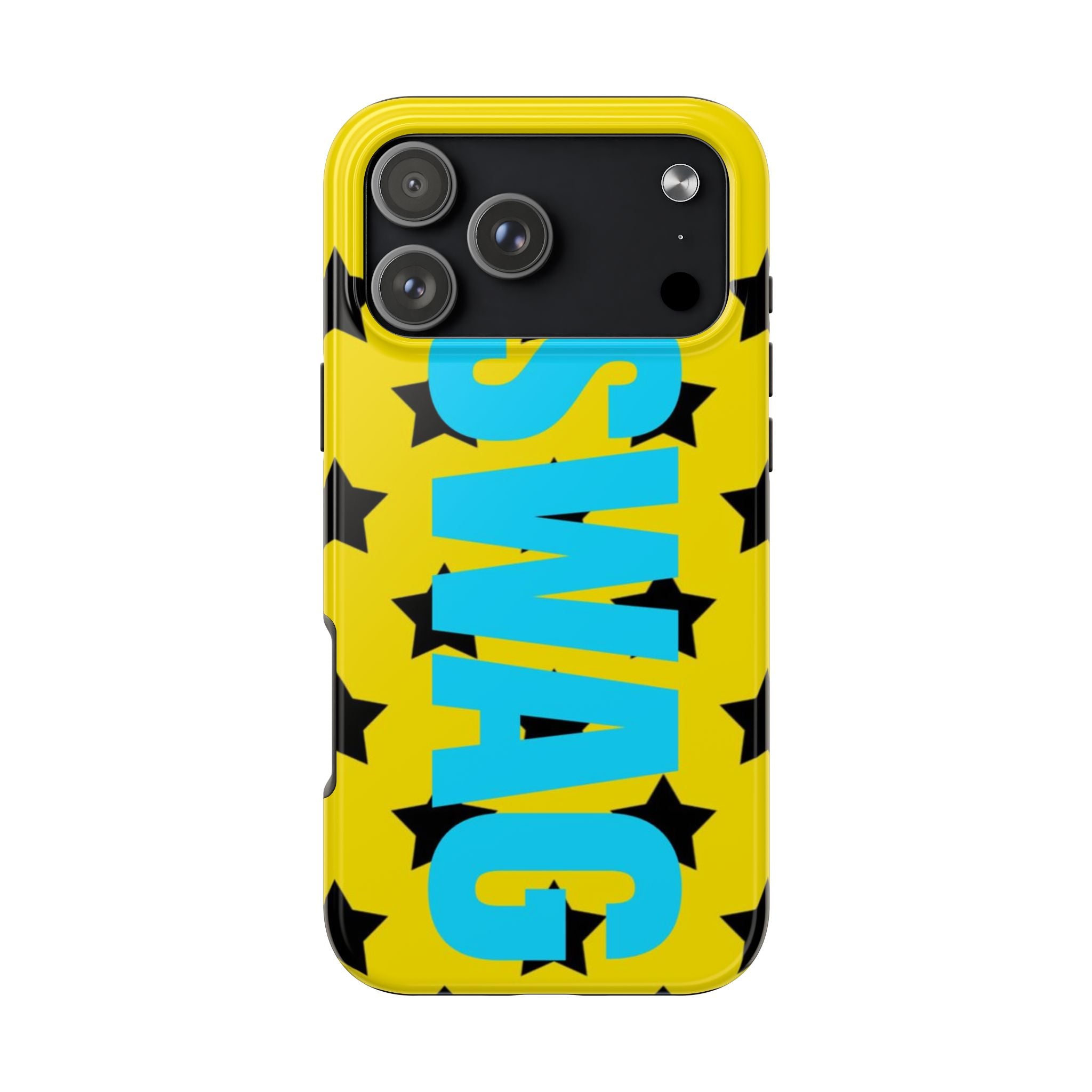 SWAG Star Phone Case — Bold Yellow & Blue Tough Protective Case