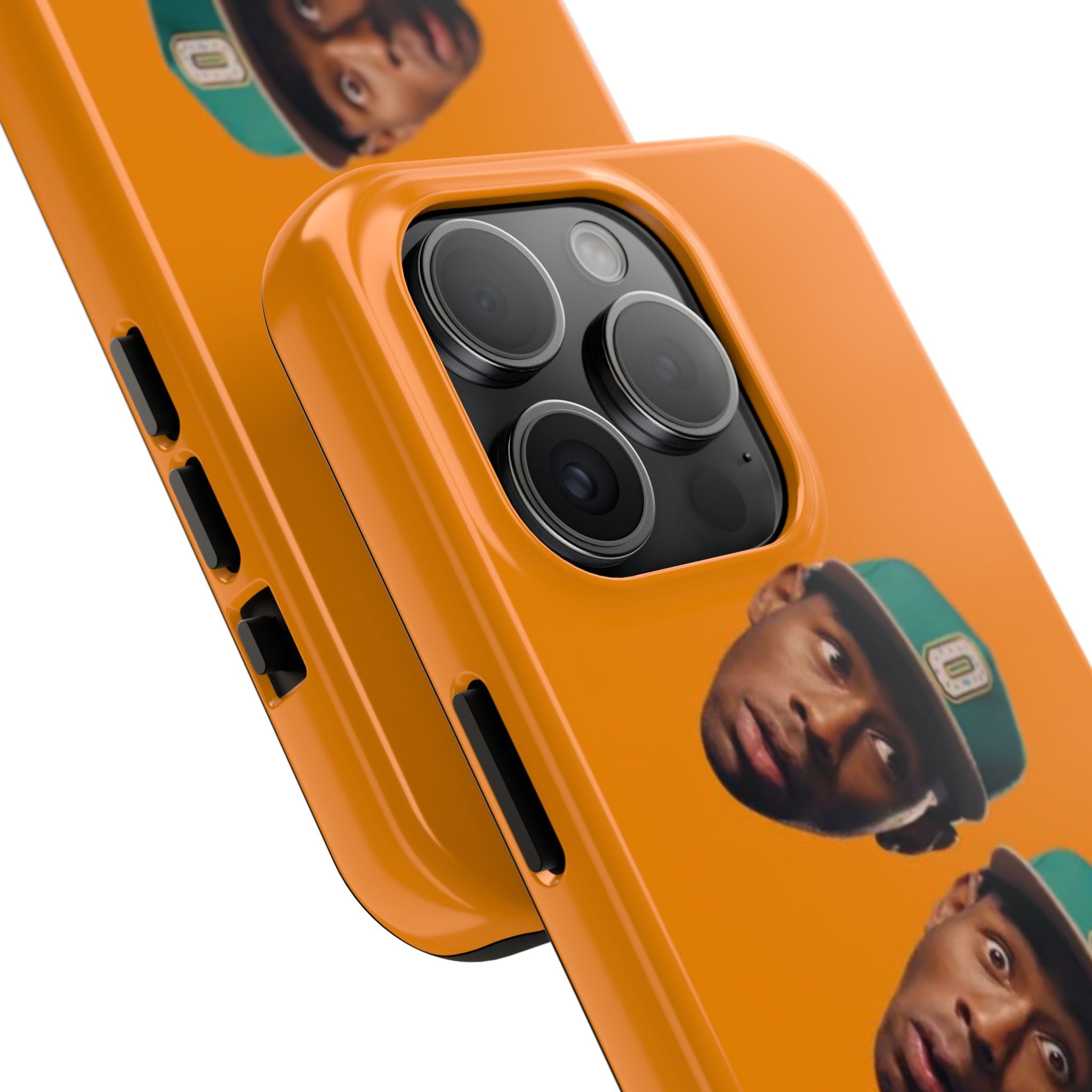 Phone Case — TYLER Triple Portrait Pop Art on Orange