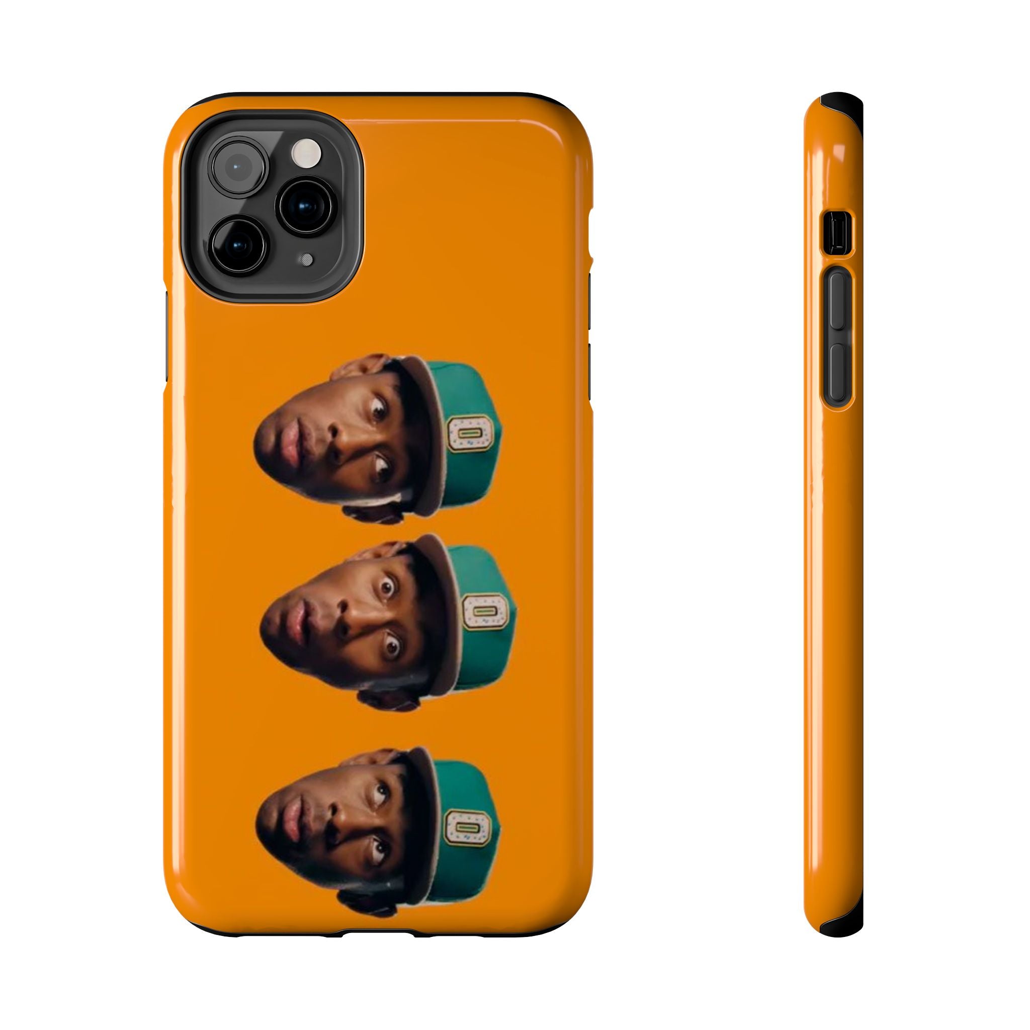 Phone Case — TYLER Triple Portrait Pop Art on Orange