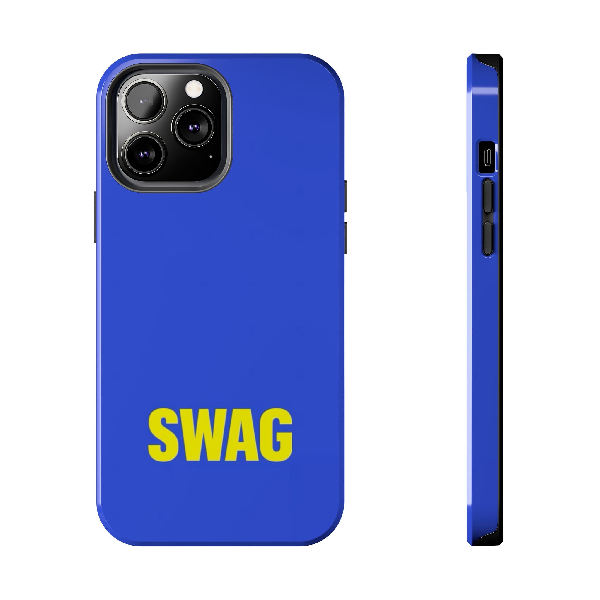 SWAG Blue Tough Phone Case — Bold Protective iPhone Cover