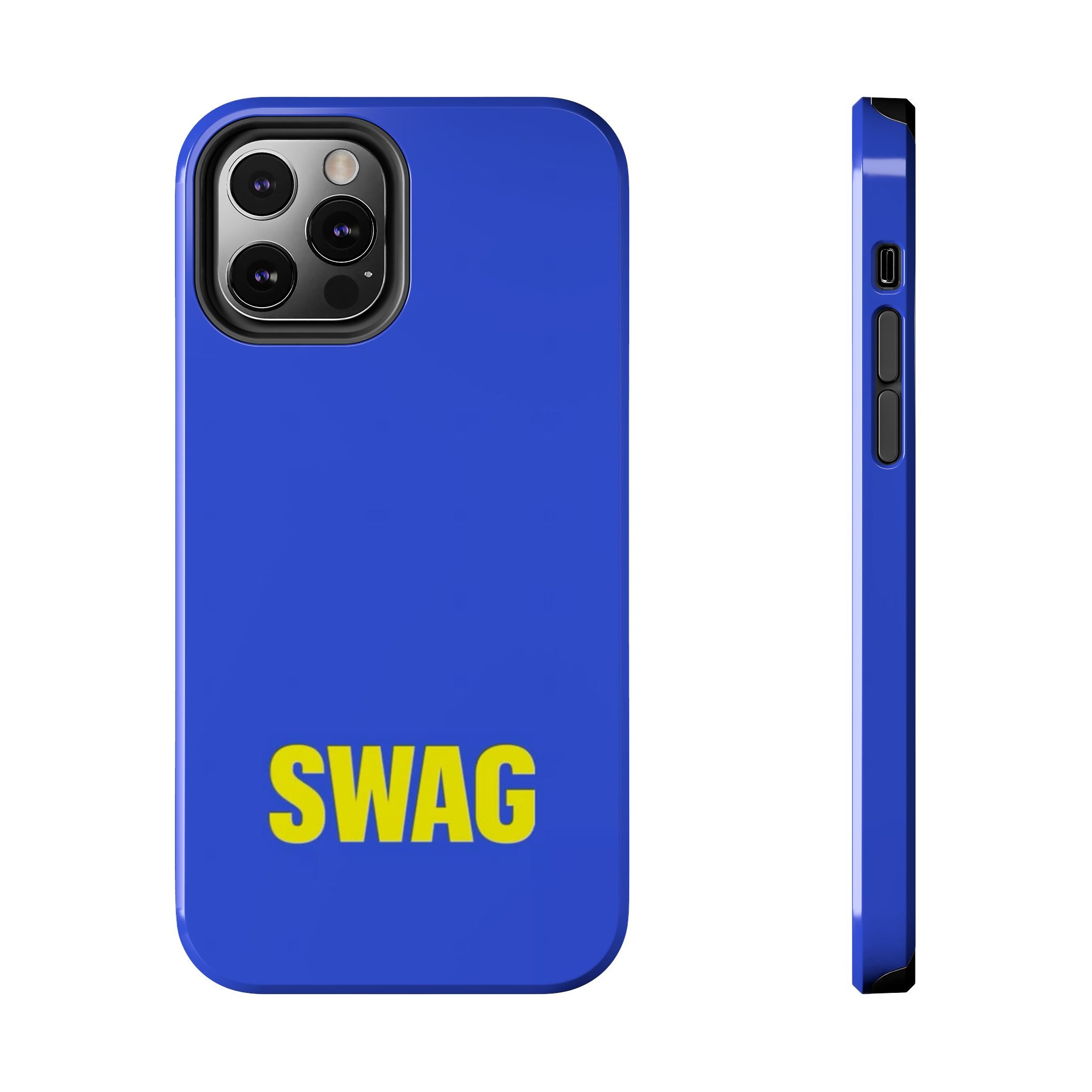 SWAG Blue Tough Phone Case — Bold Protective iPhone Cover