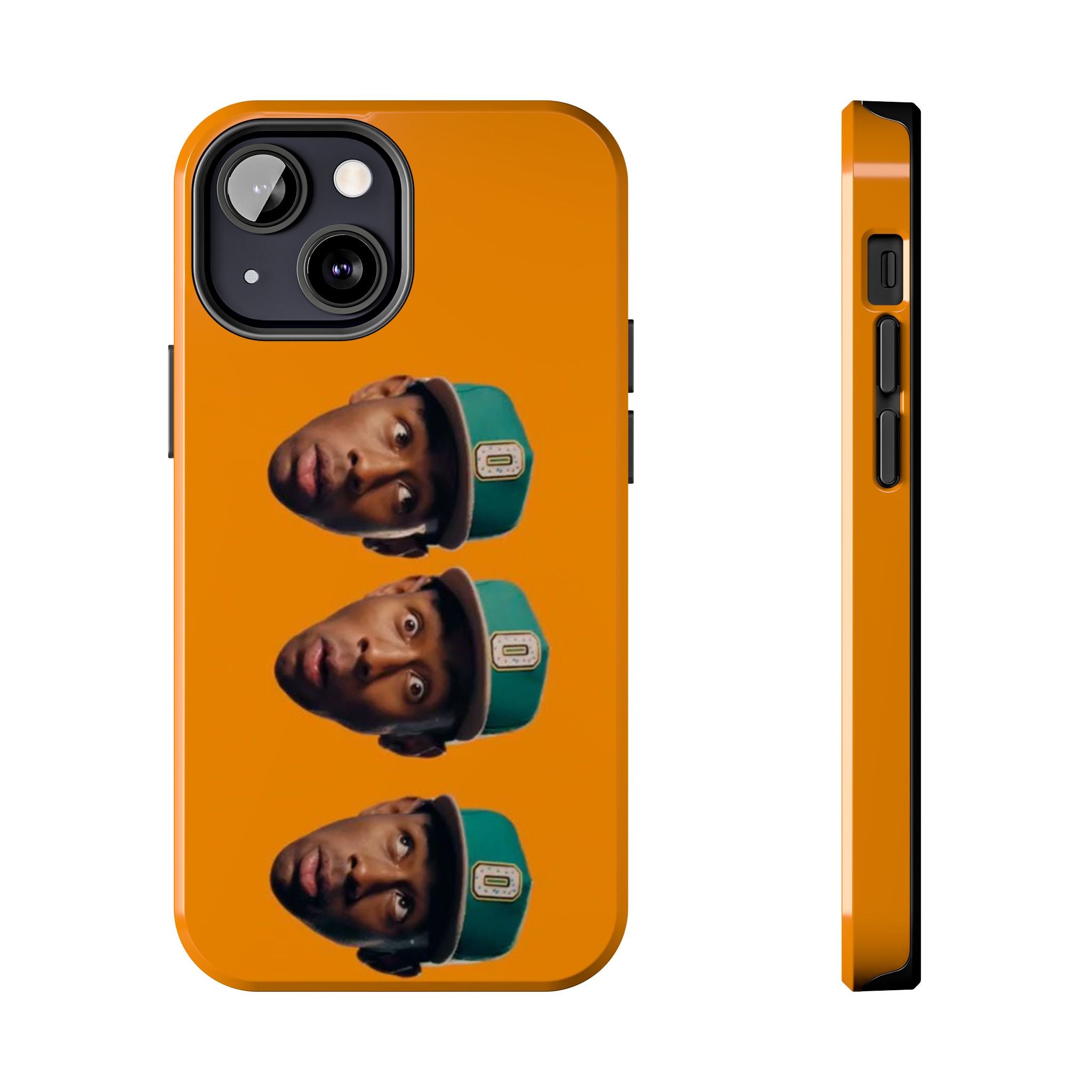 Phone Case — TYLER Triple Portrait Pop Art on Orange