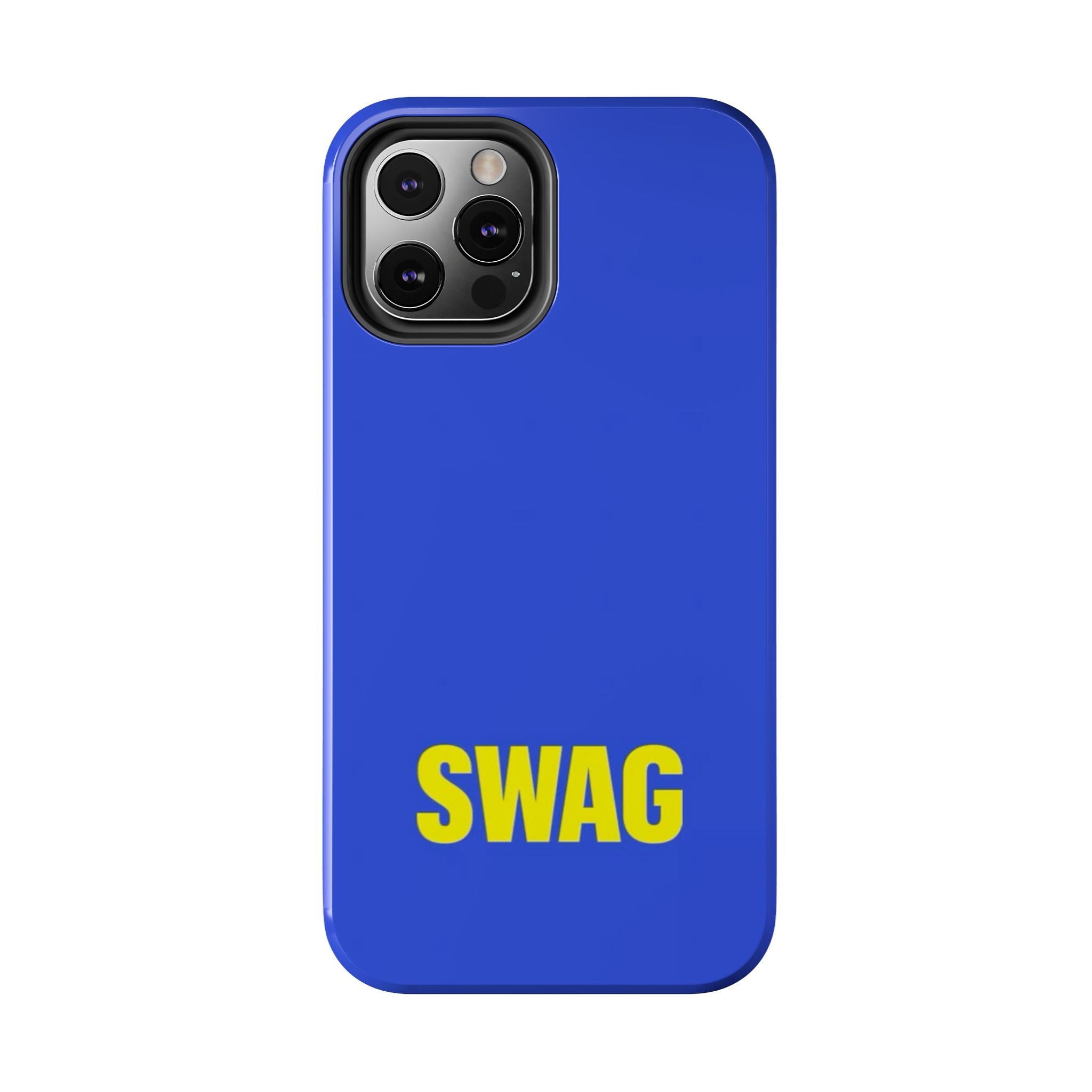 SWAG Blue Tough Phone Case — Bold Protective iPhone Cover