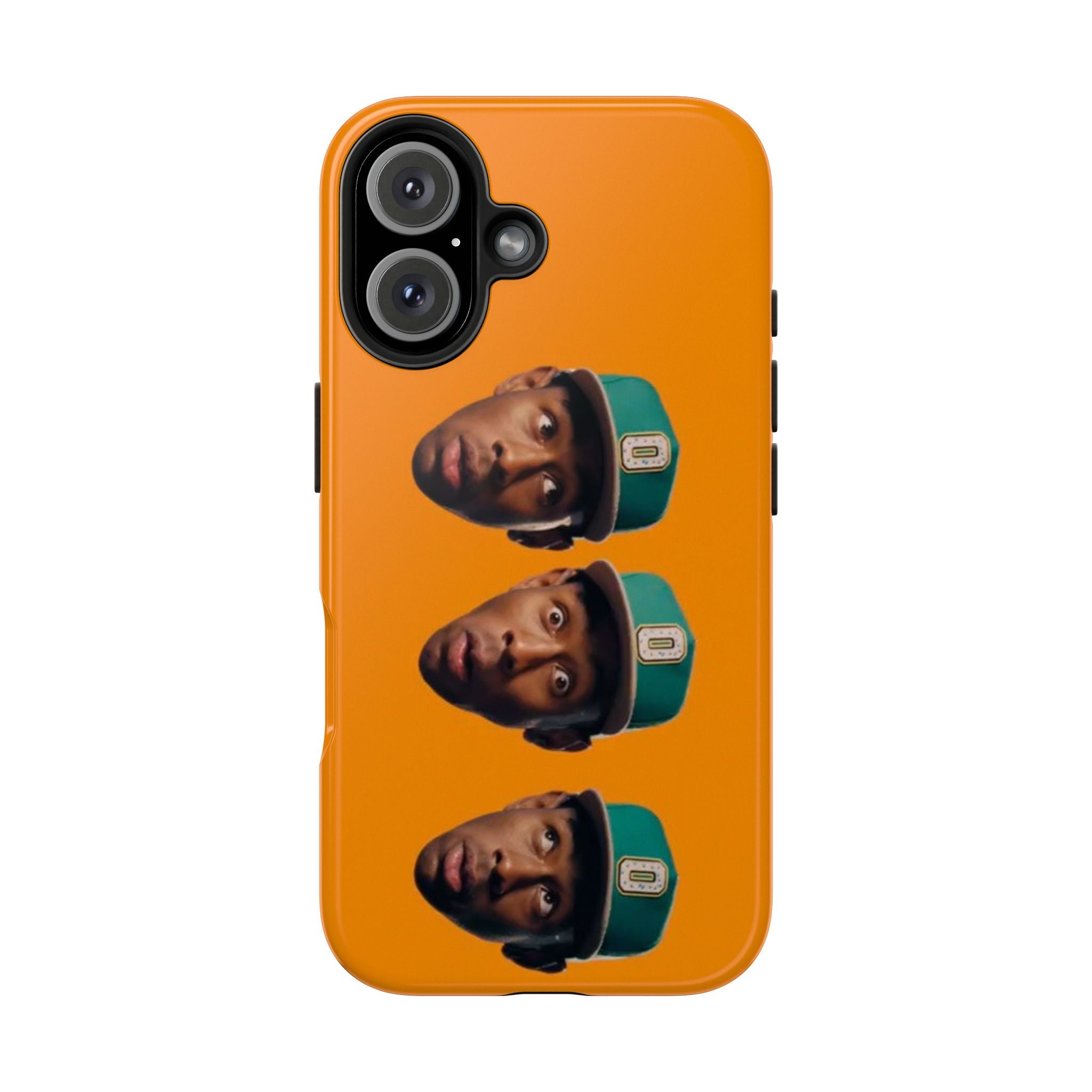 Phone Case — TYLER Triple Portrait Pop Art on Orange
