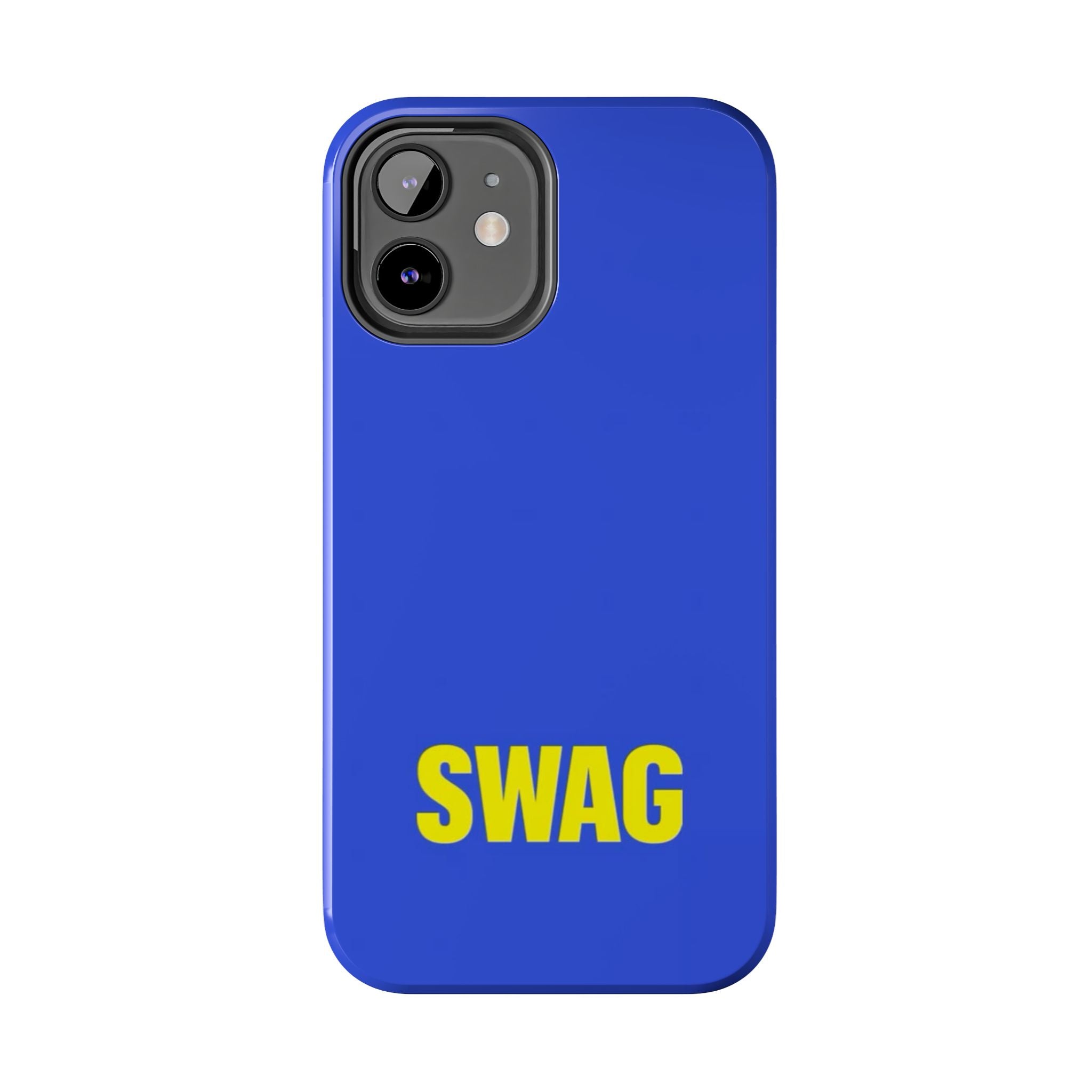 SWAG Blue Tough Phone Case — Bold Protective iPhone Cover