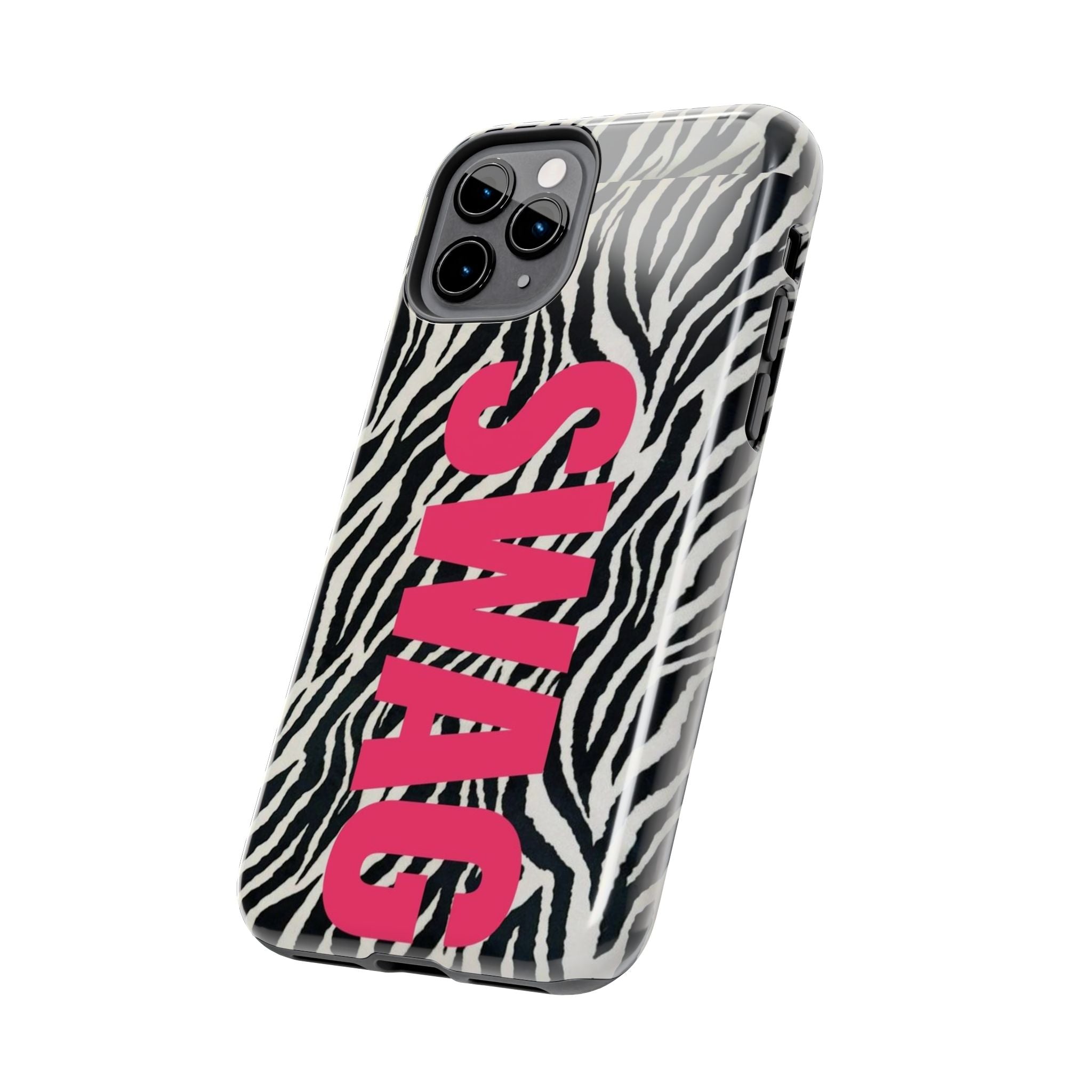 SWAG Zebra Print Phone Case — Tough Protective iPhone Cover