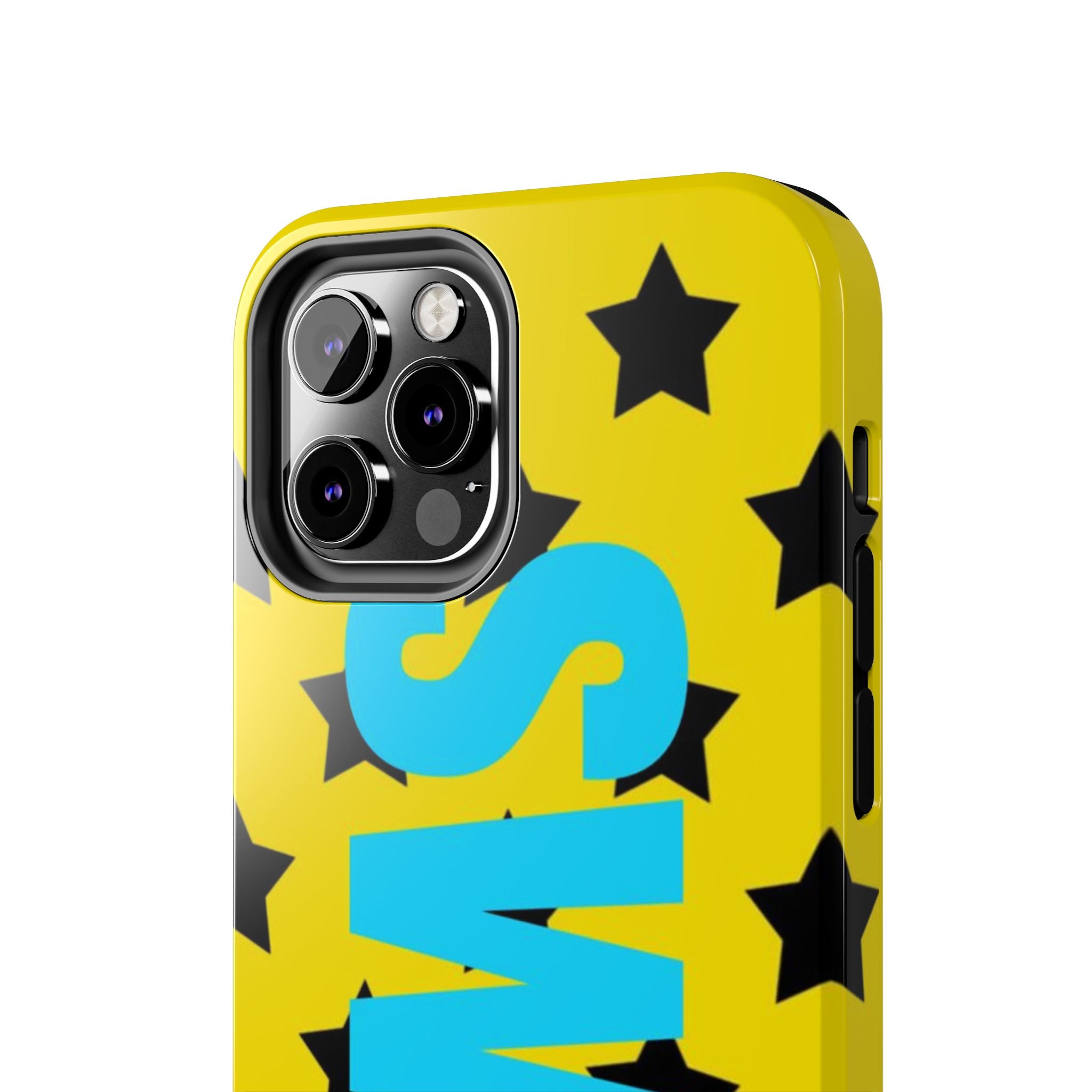 SWAG Star Phone Case — Bold Yellow & Blue Tough Protective Case