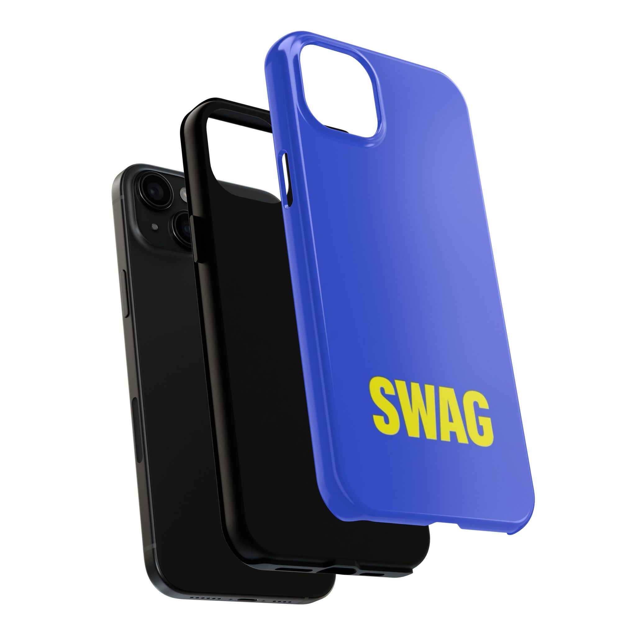 SWAG Blue Tough Phone Case — Bold Protective iPhone Cover