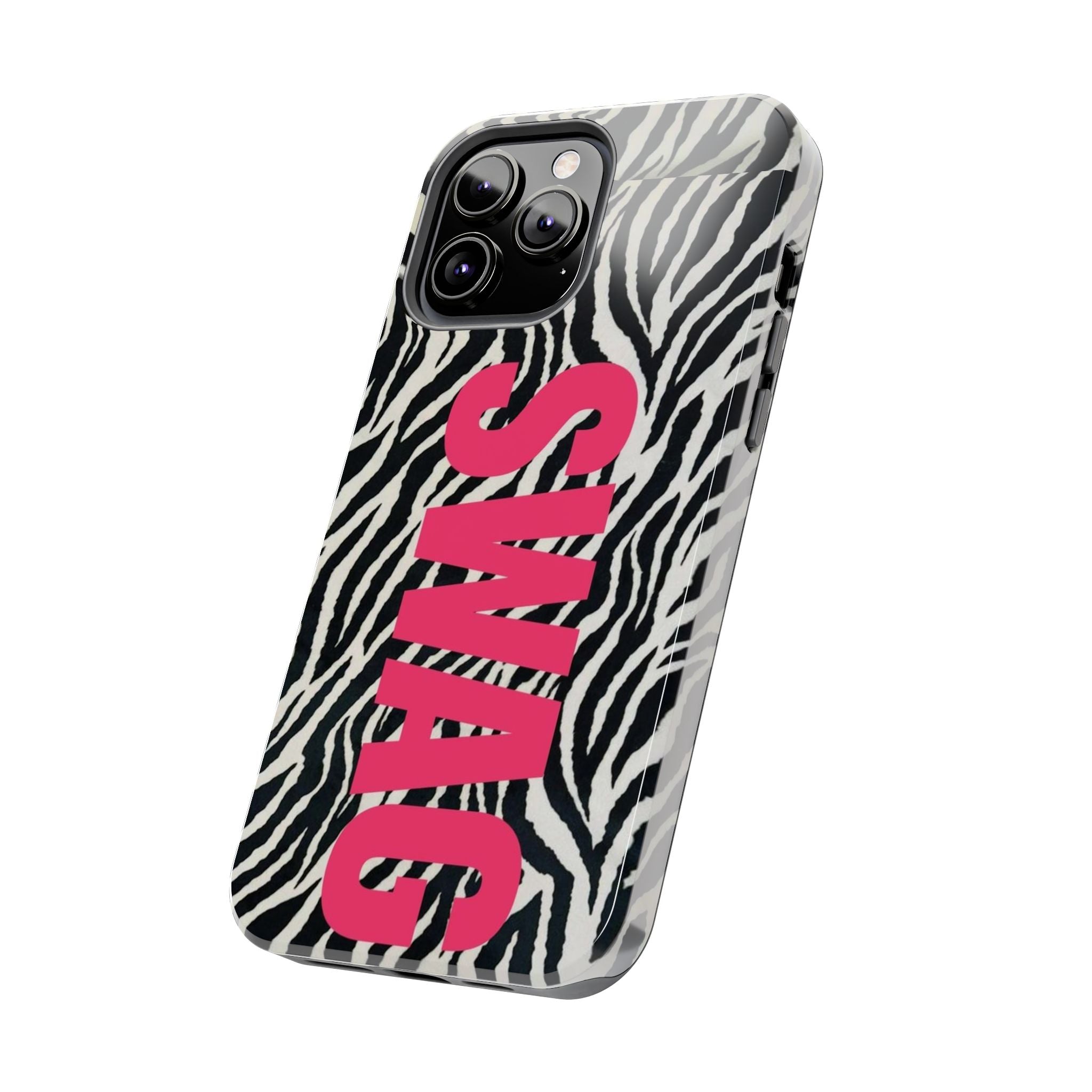 SWAG Zebra Print Phone Case — Tough Protective iPhone Cover