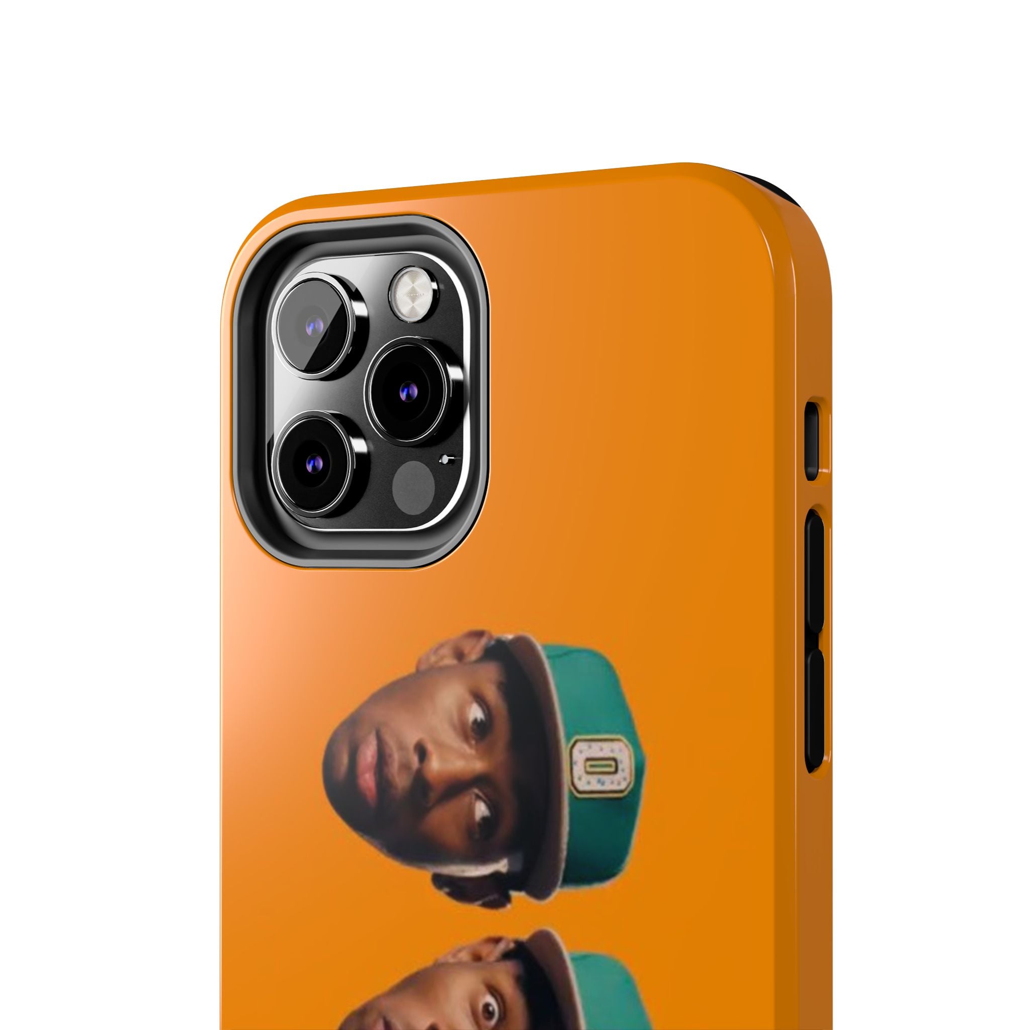 Phone Case — TYLER Triple Portrait Pop Art on Orange