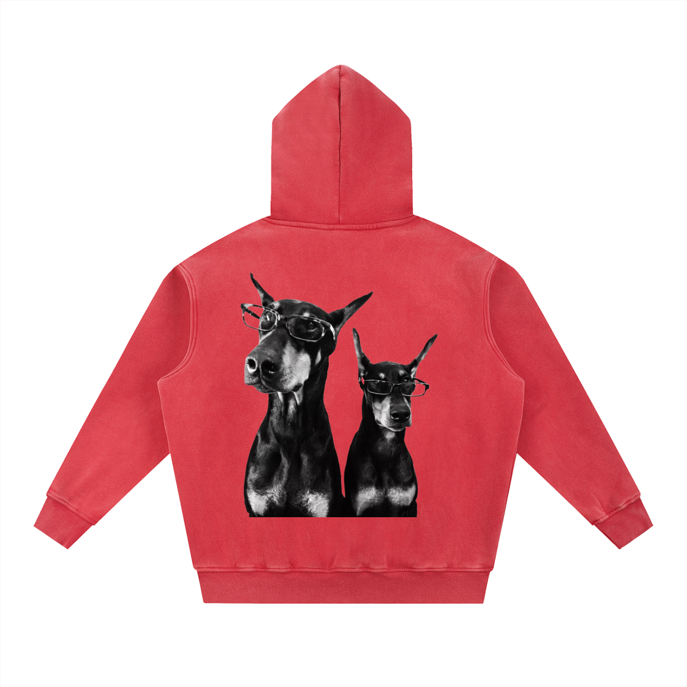 Snow Wash Fleece Oversize Hoodie