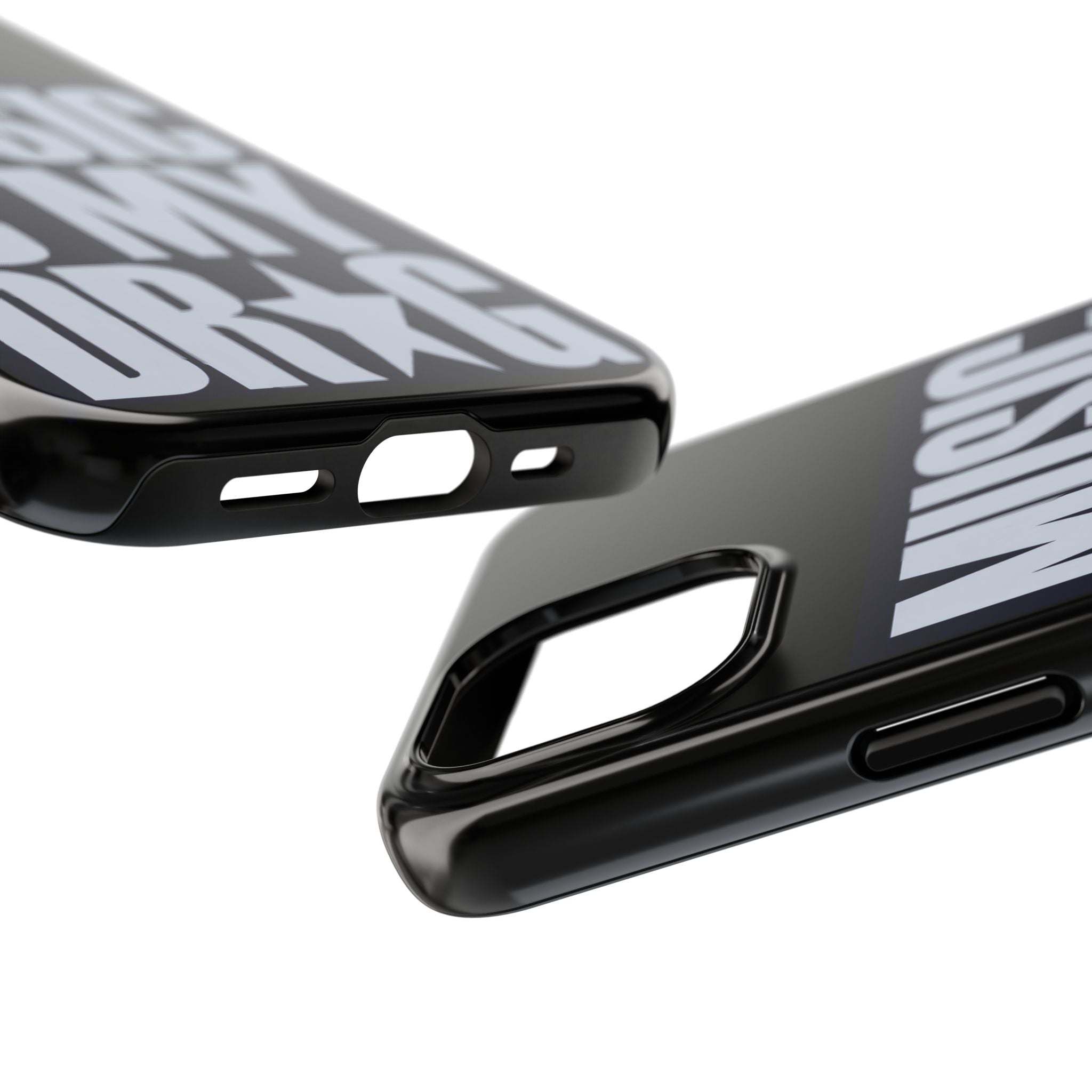 Phone Case — "Music Is My Drg" Bold Typography Protective Case