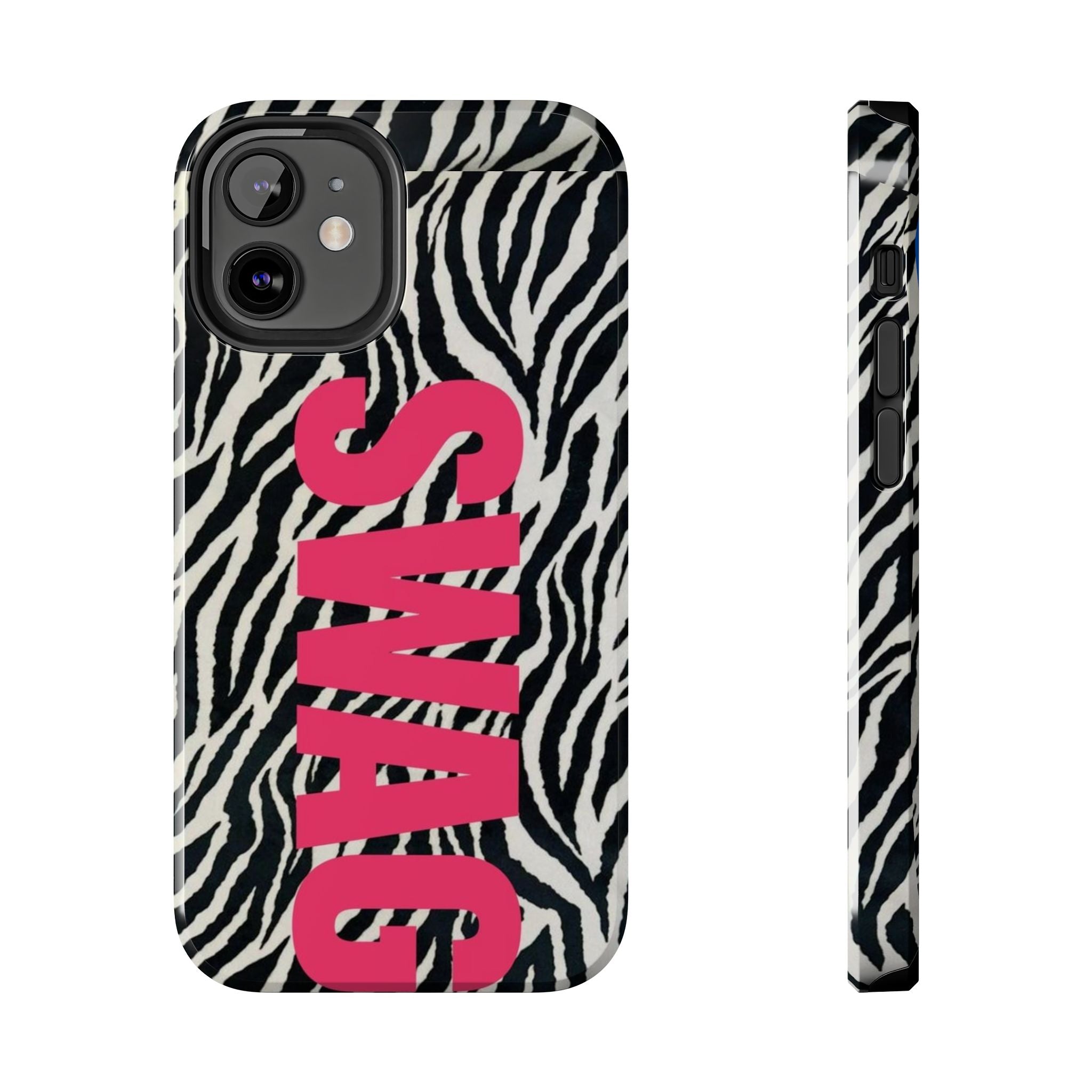 SWAG Zebra Print Phone Case — Tough Protective iPhone Cover