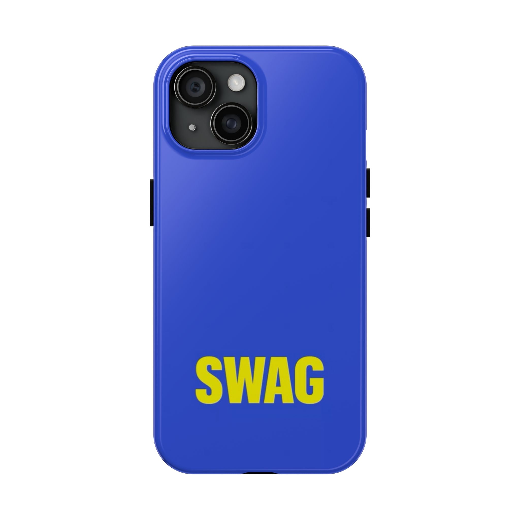 SWAG Blue Tough Phone Case — Bold Protective iPhone Cover