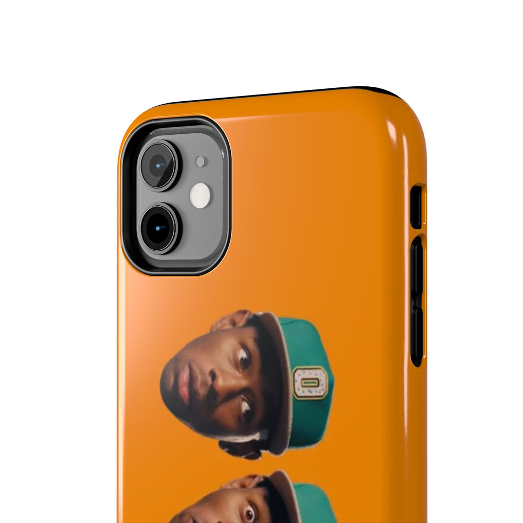 Phone Case — TYLER Triple Portrait Pop Art on Orange