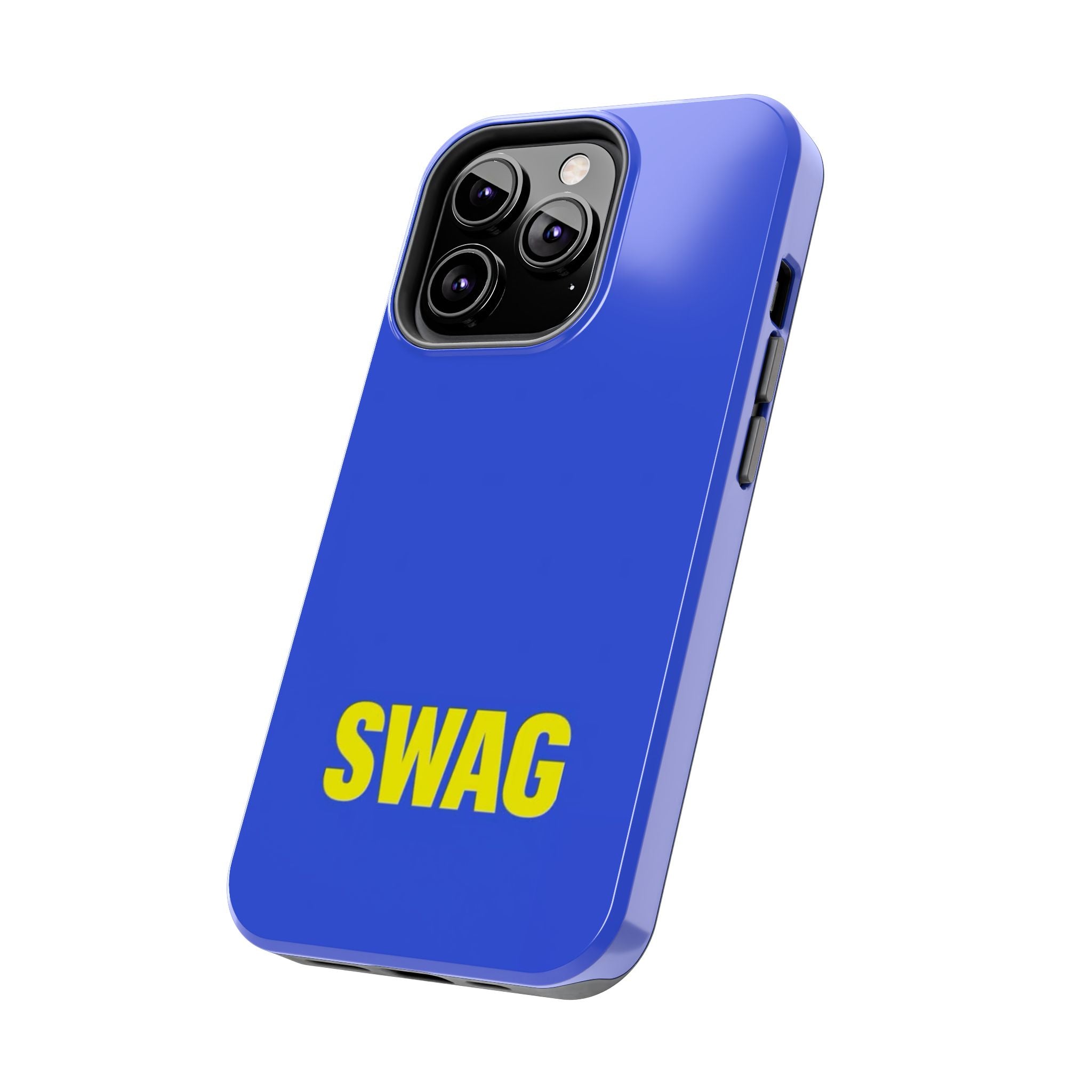 SWAG Blue Tough Phone Case — Bold Protective iPhone Cover