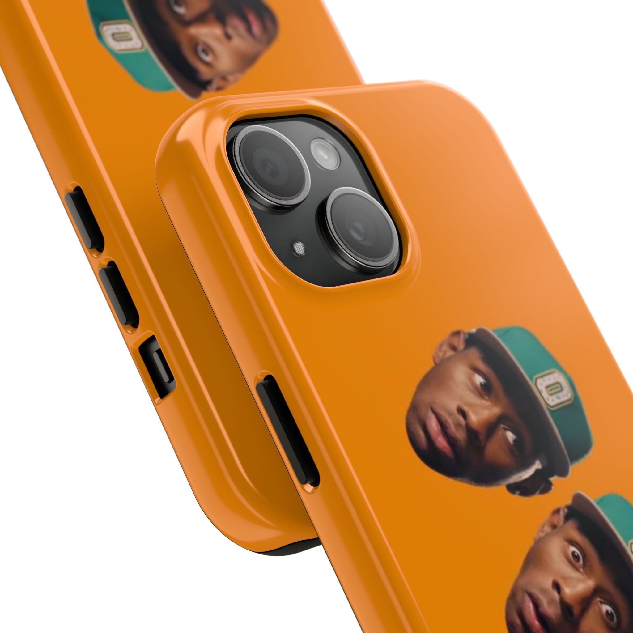 Phone Case — TYLER Triple Portrait Pop Art on Orange