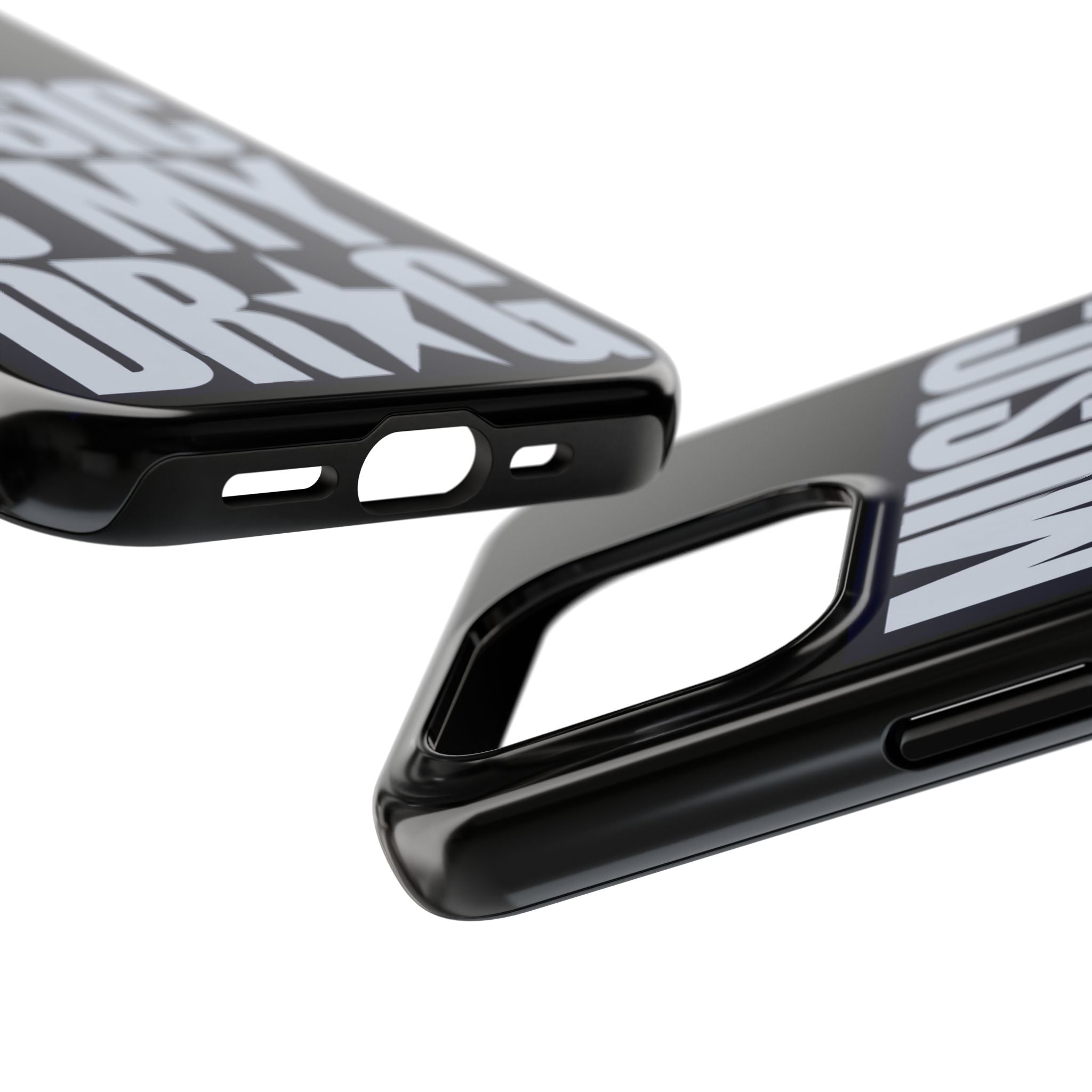 Phone Case — "Music Is My Drg" Bold Typography Protective Case