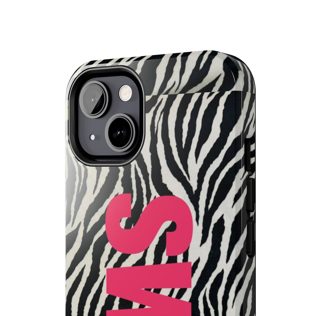 SWAG Zebra Print Phone Case — Tough Protective iPhone Cover