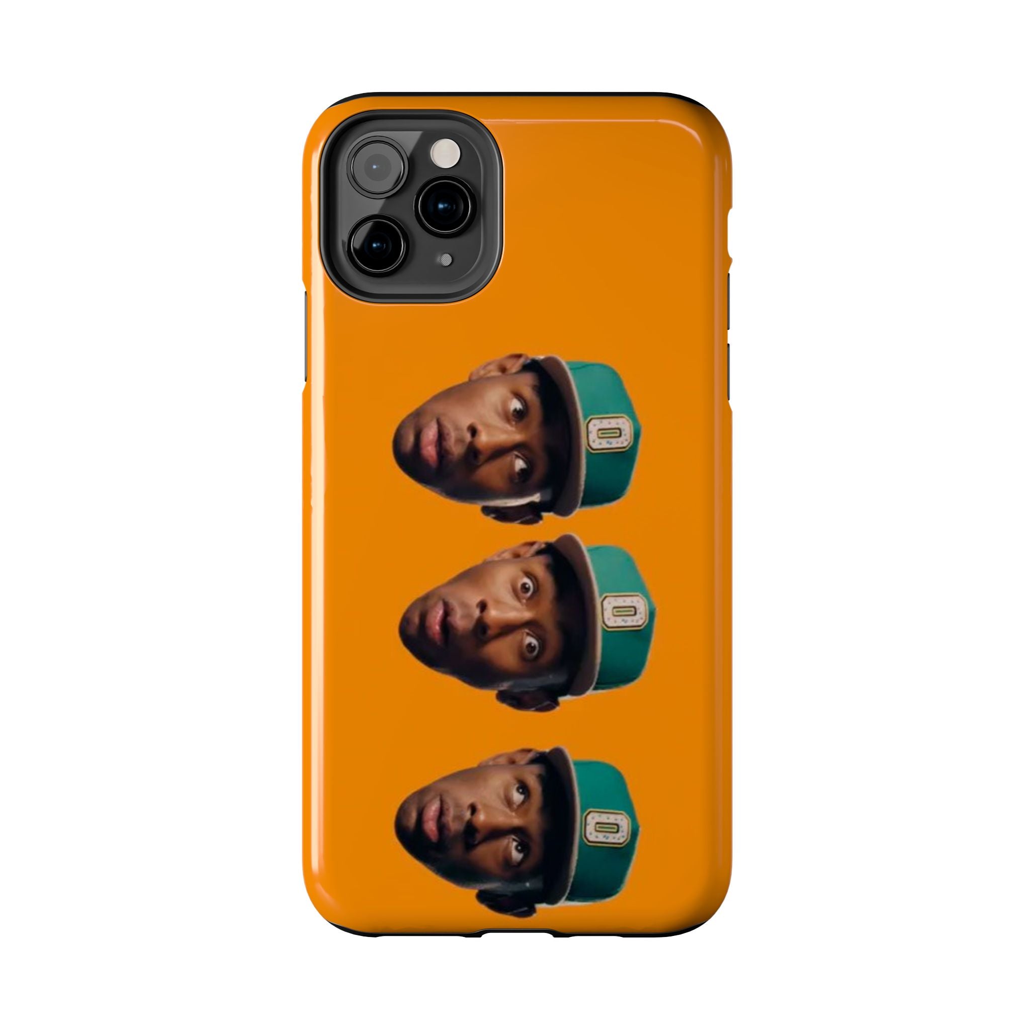 Phone Case — TYLER Triple Portrait Pop Art on Orange