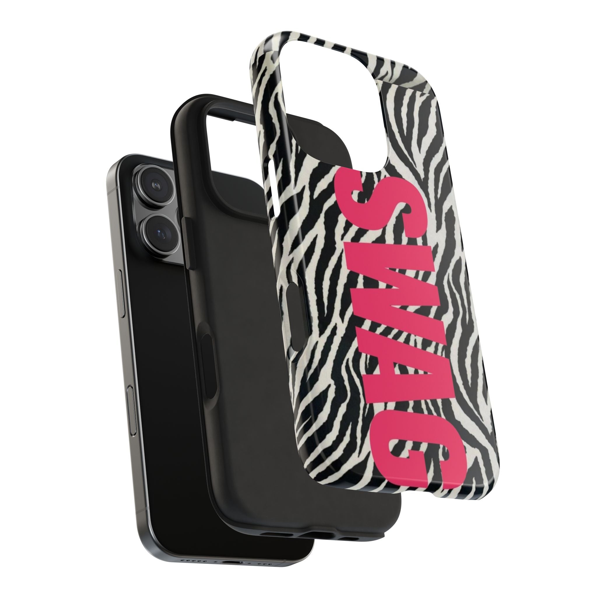 SWAG Zebra Print Phone Case — Tough Protective iPhone Cover