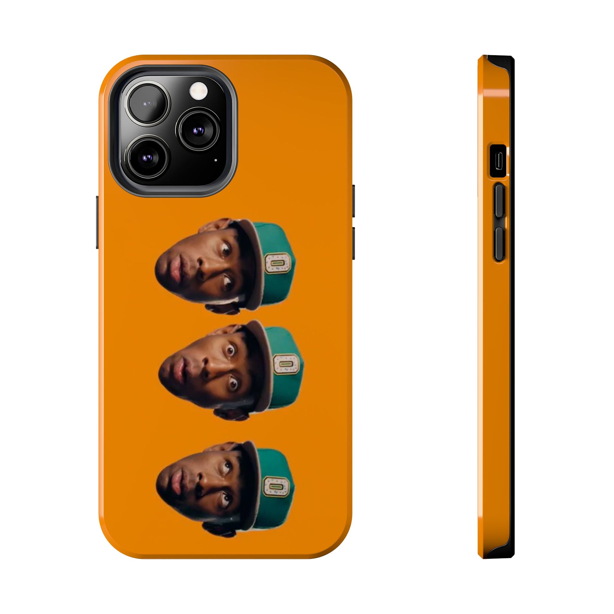Phone Case — TYLER Triple Portrait Pop Art on Orange