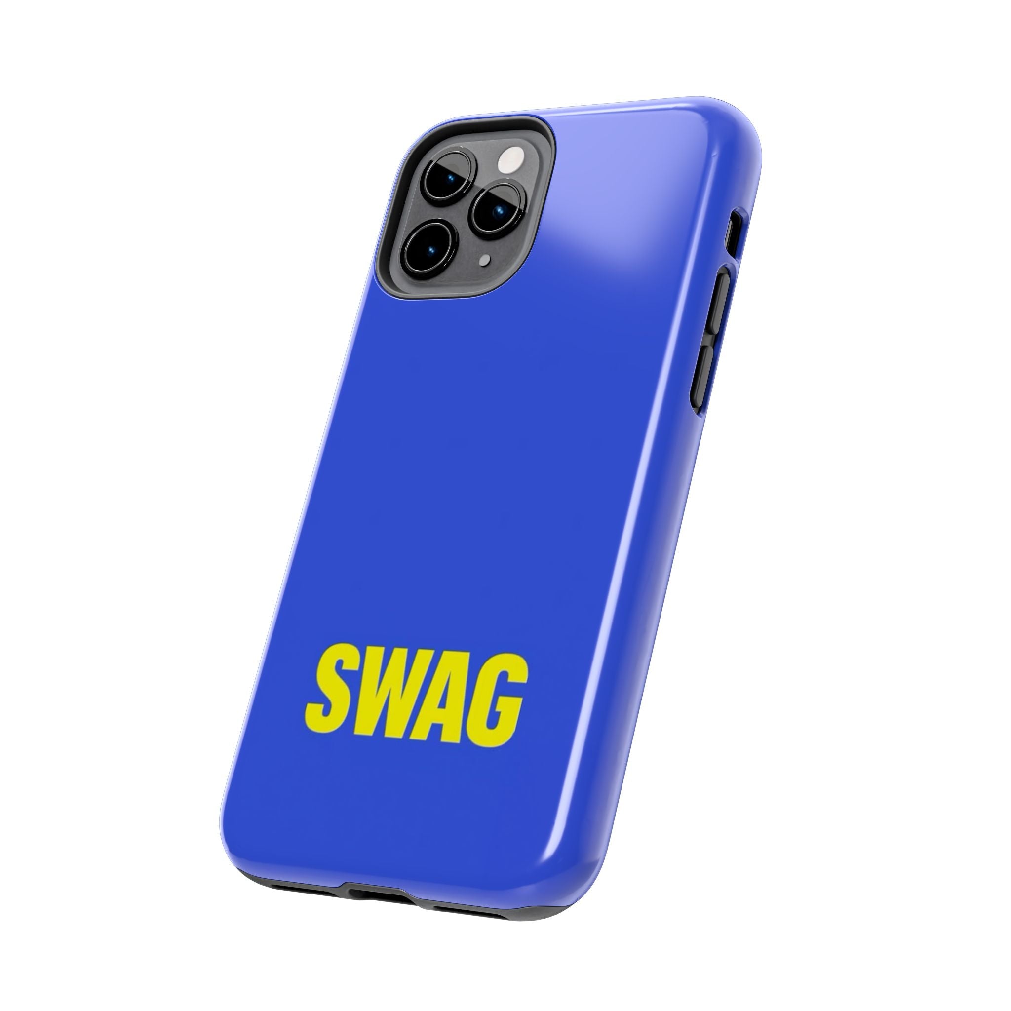 SWAG Blue Tough Phone Case — Bold Protective iPhone Cover