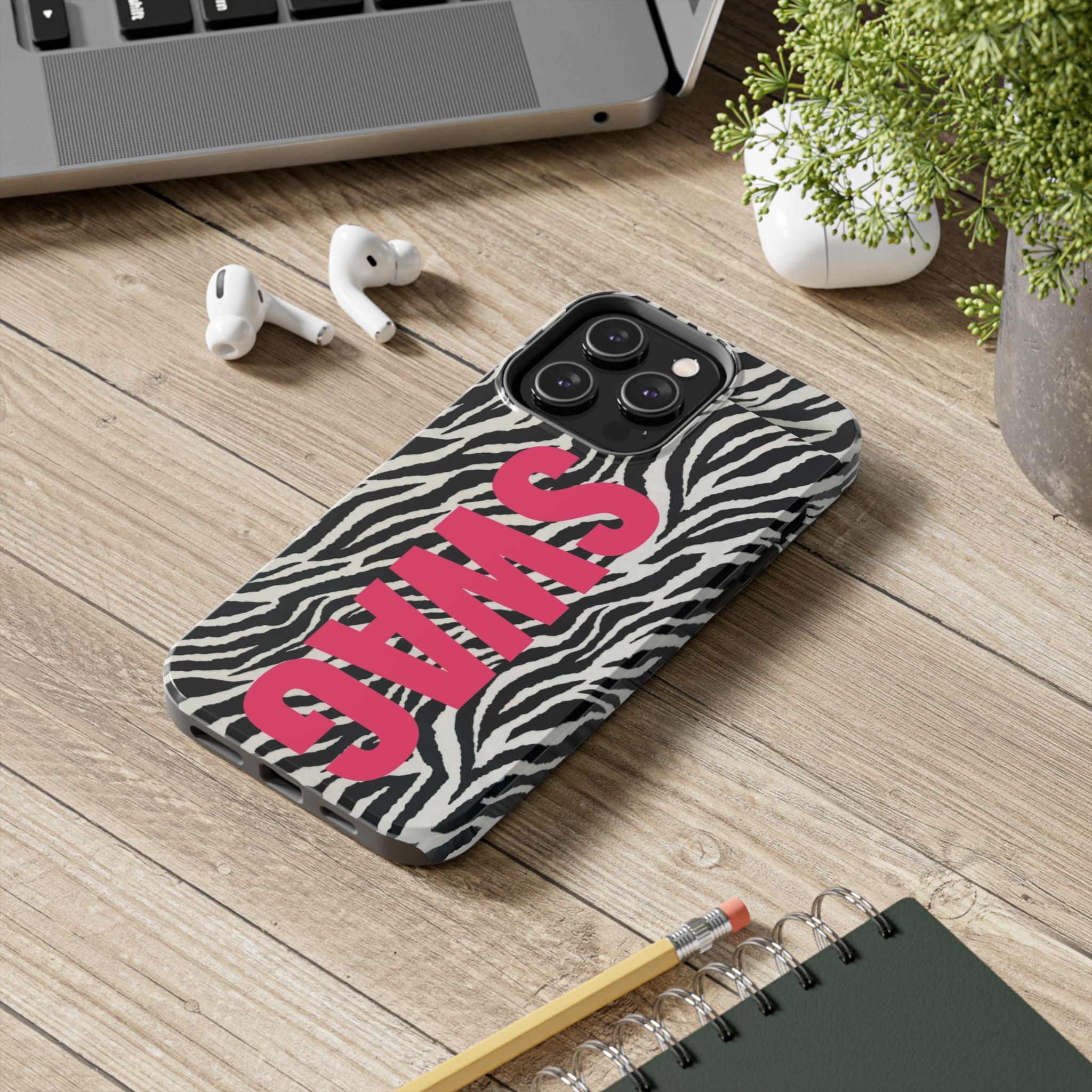 SWAG Zebra Print Phone Case — Tough Protective iPhone Cover