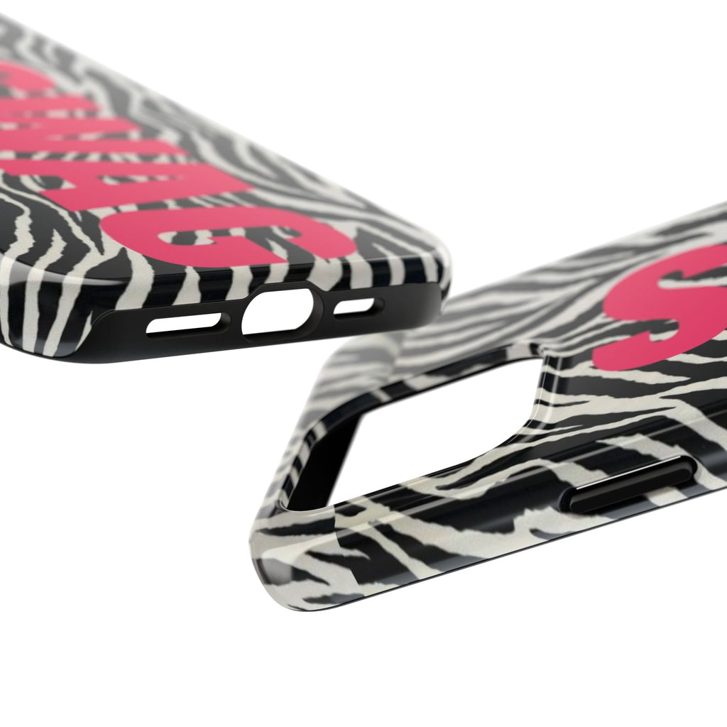 SWAG Zebra Print Phone Case — Tough Protective iPhone Cover