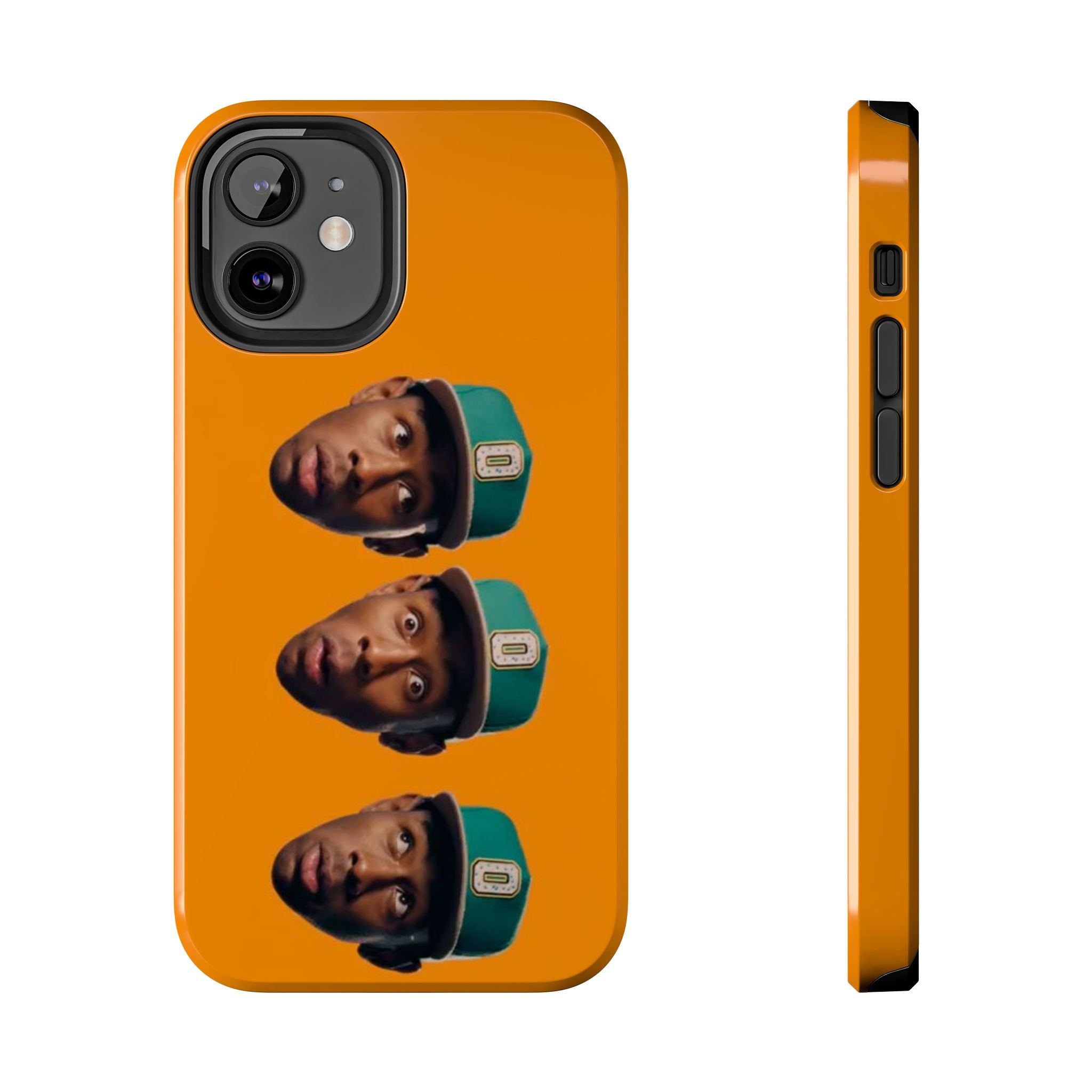 Phone Case — TYLER Triple Portrait Pop Art on Orange