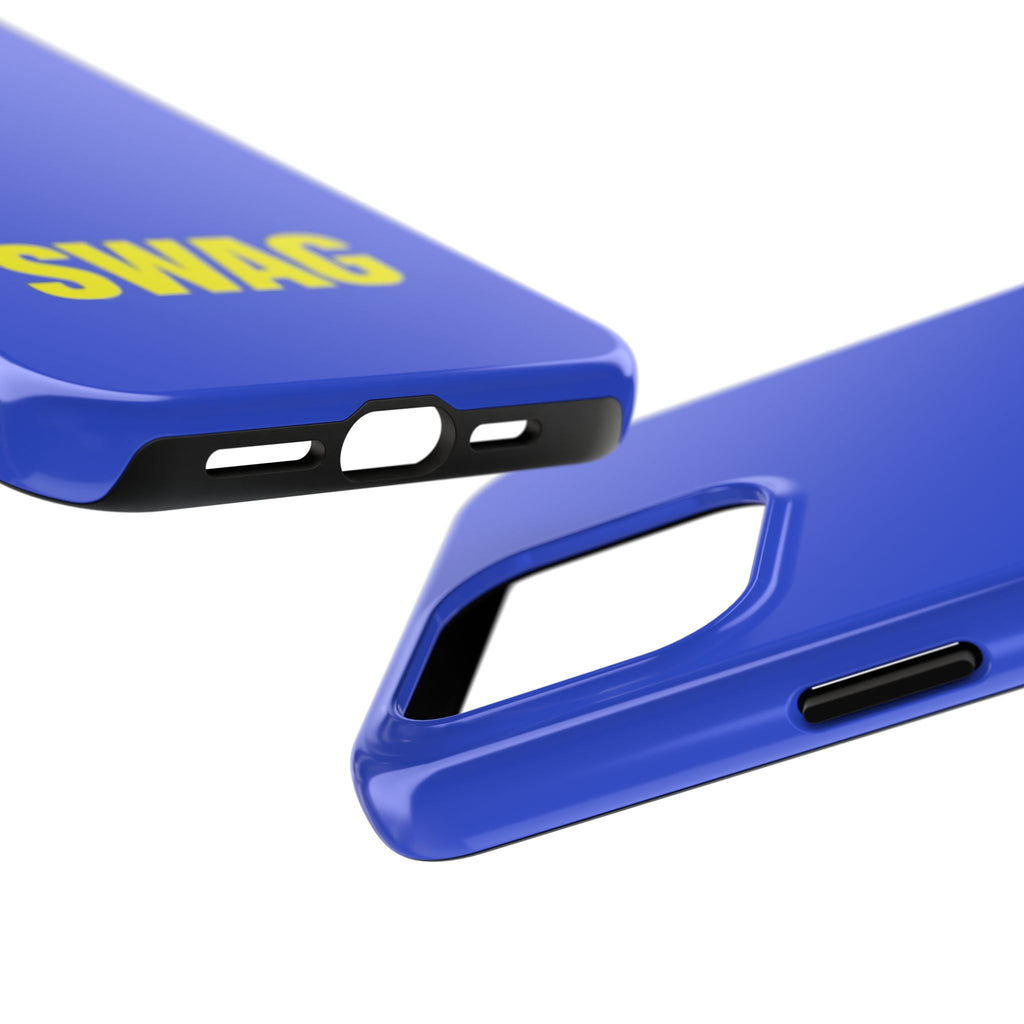 SWAG Blue Tough Phone Case — Bold Protective iPhone Cover