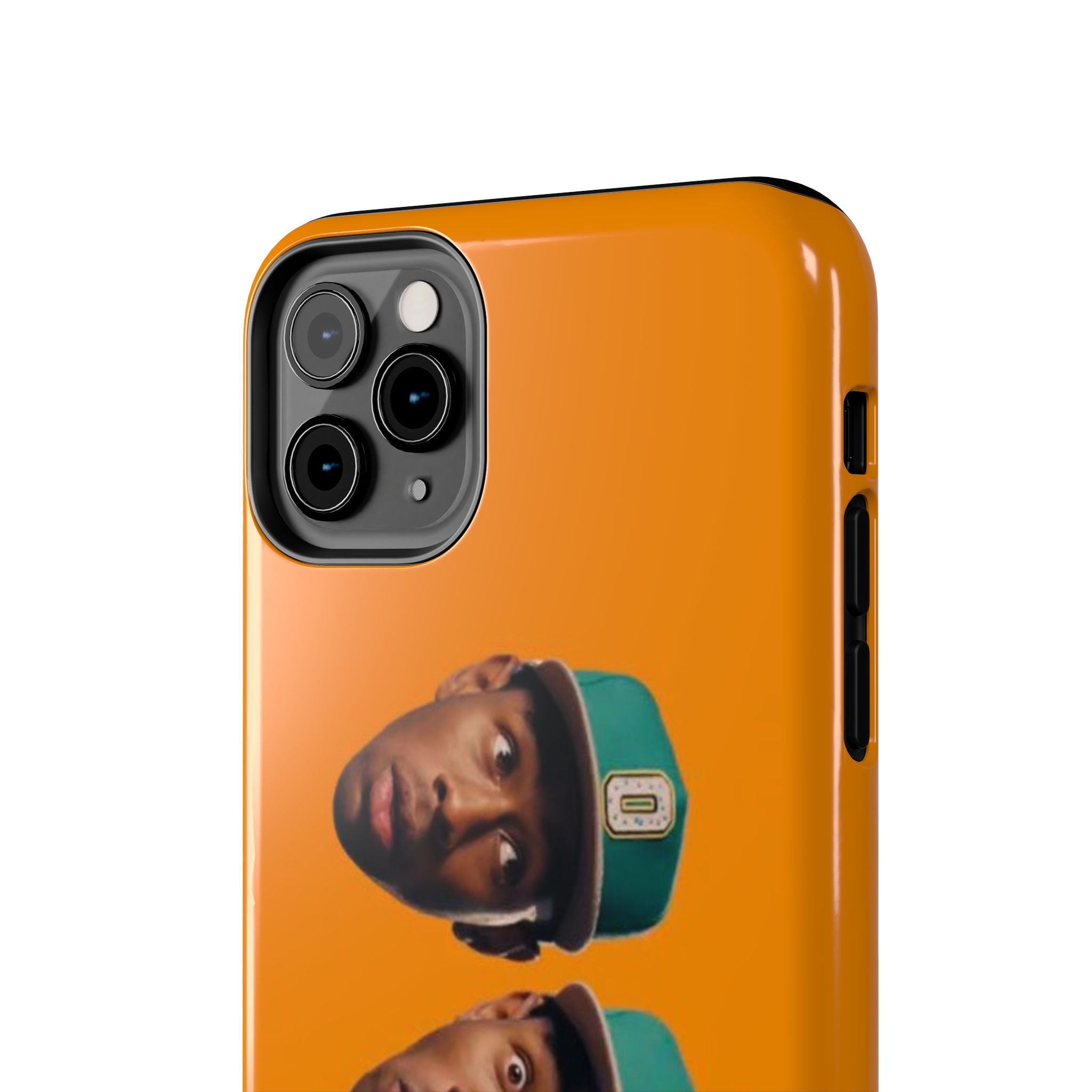 Phone Case — TYLER Triple Portrait Pop Art on Orange
