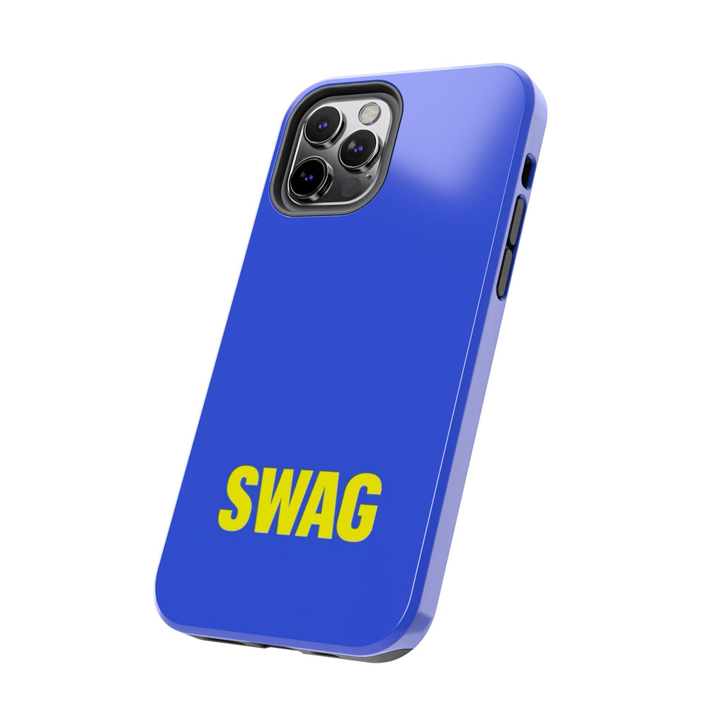 SWAG Blue Tough Phone Case — Bold Protective iPhone Cover