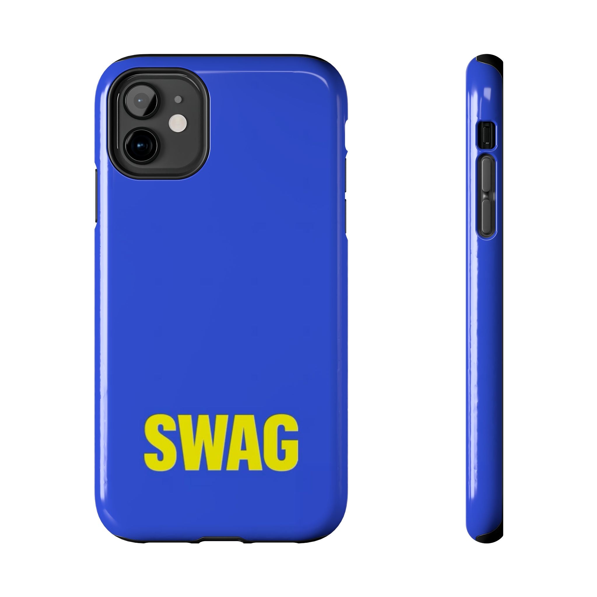 SWAG Blue Tough Phone Case — Bold Protective iPhone Cover