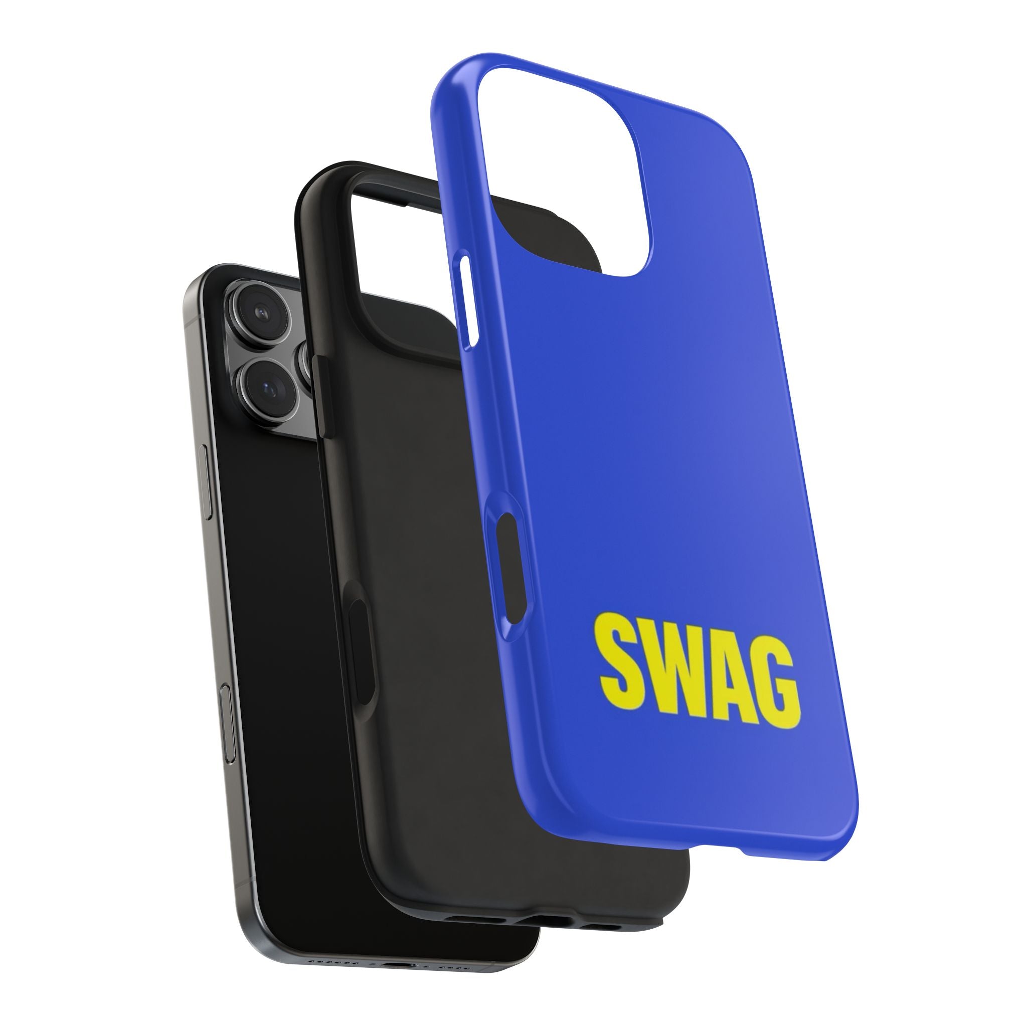 SWAG Blue Tough Phone Case — Bold Protective iPhone Cover
