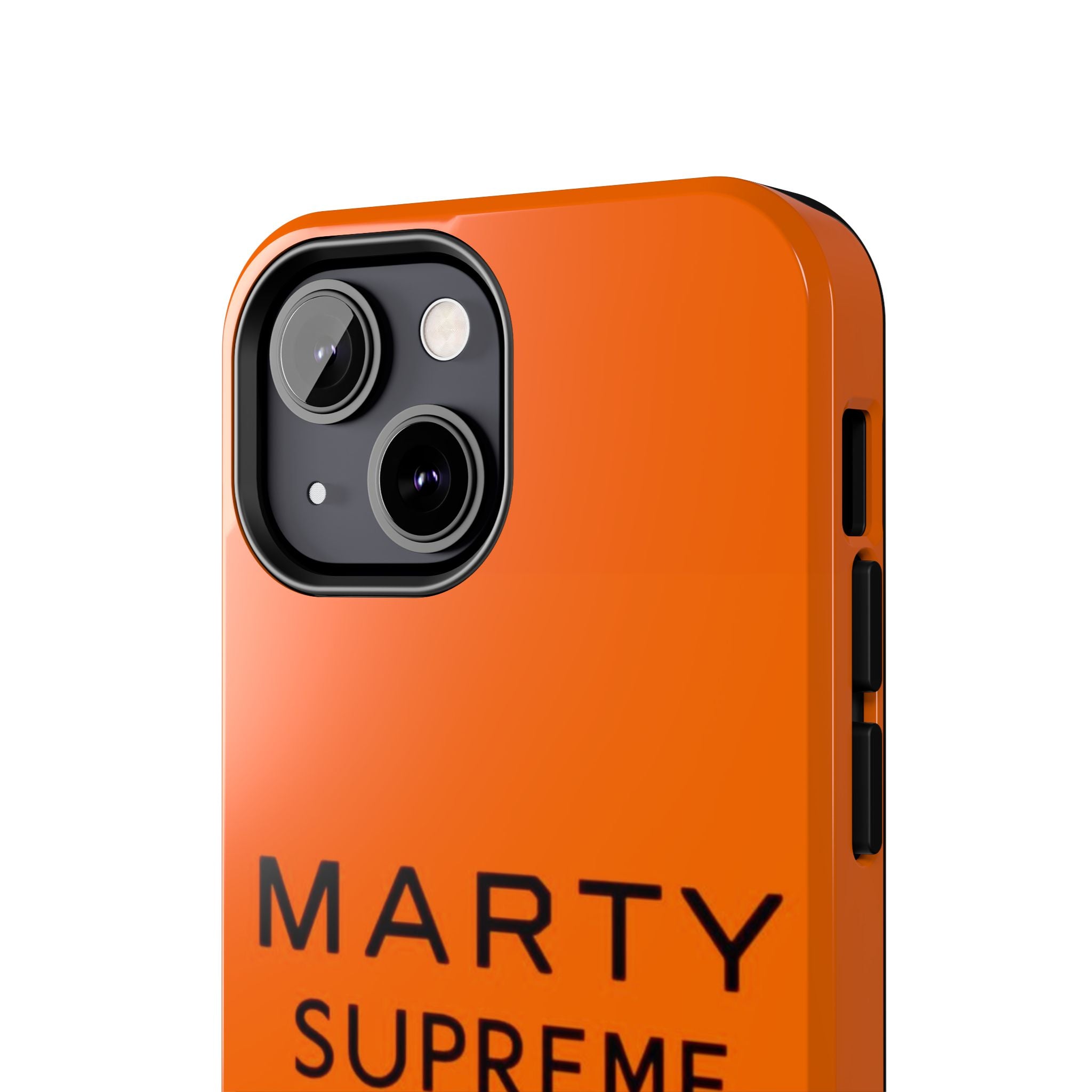 Marty Supreme Tough Phone Case — Orange 'Dream Big' Protective Cover