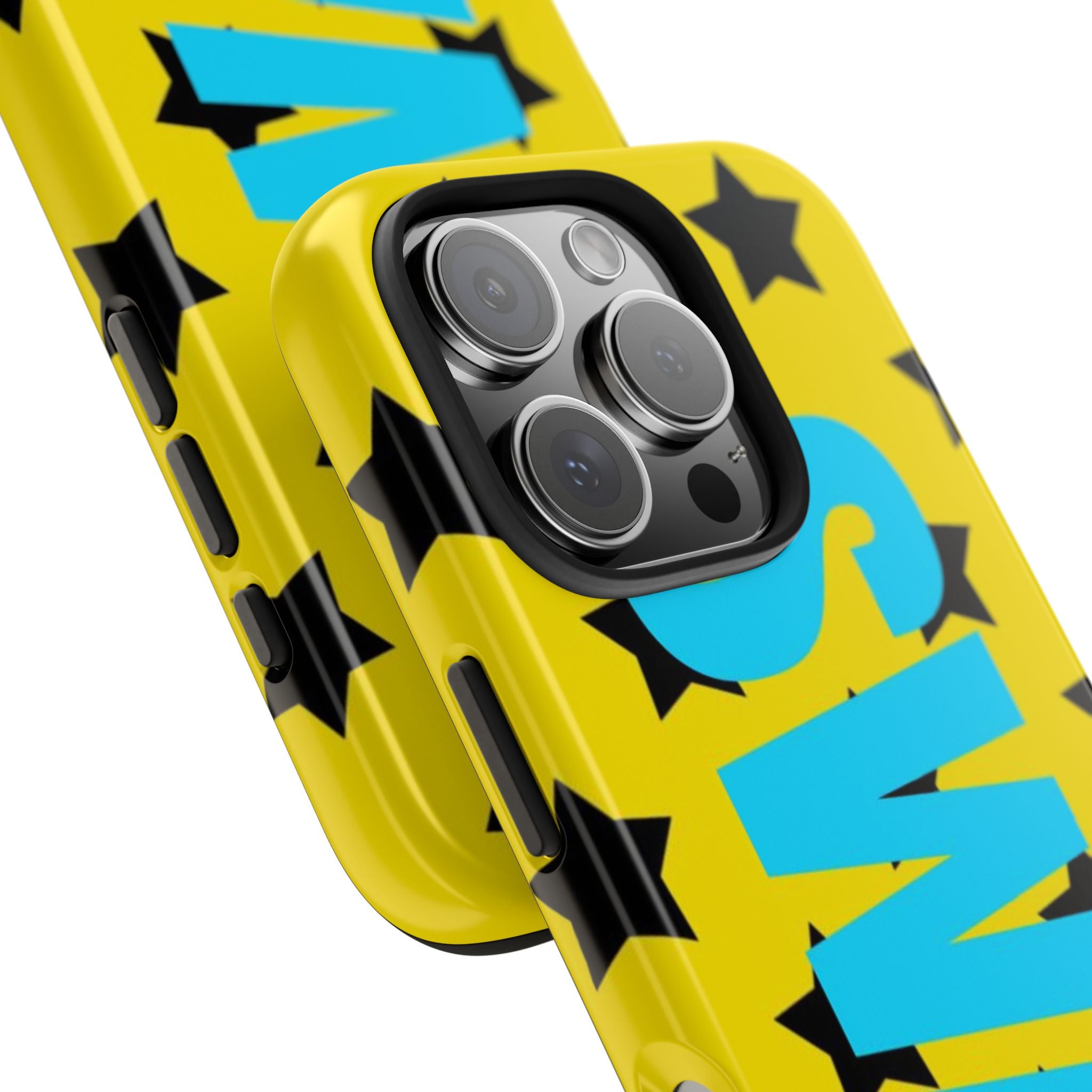 SWAG Star Phone Case — Bold Yellow & Blue Tough Protective Case