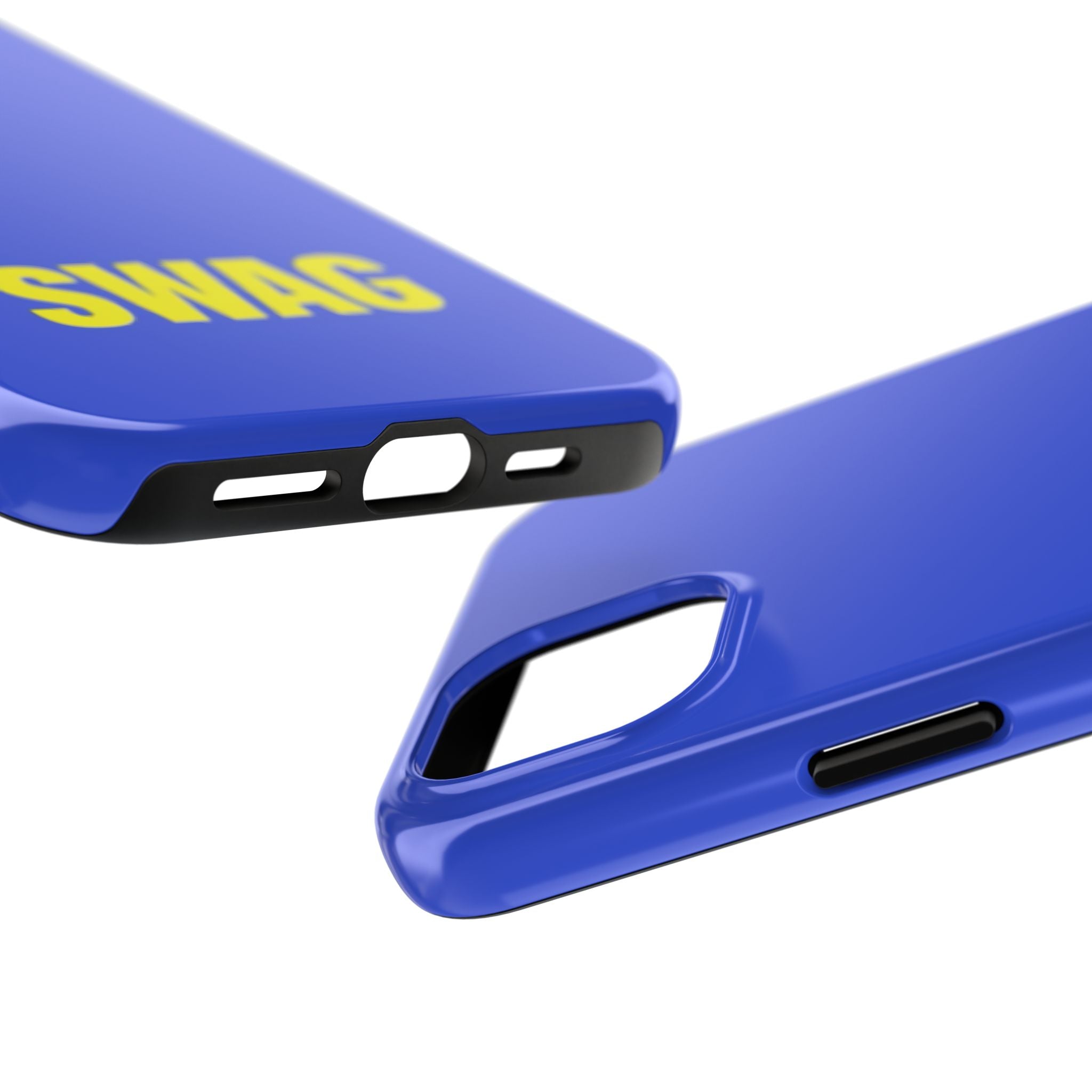 SWAG Blue Tough Phone Case — Bold Protective iPhone Cover