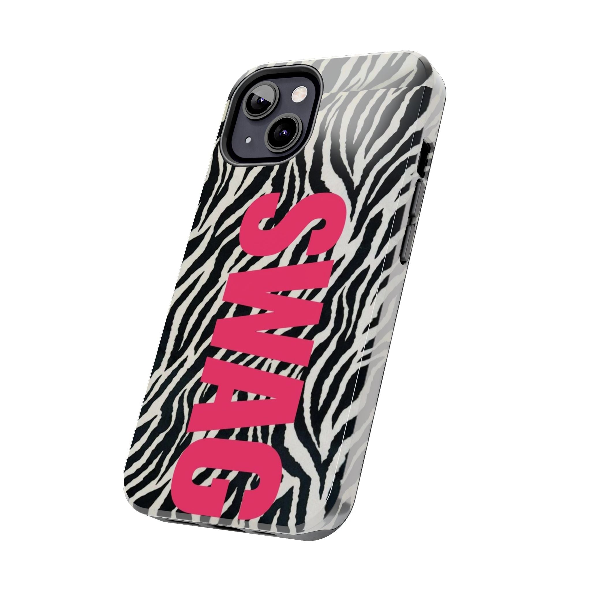 SWAG Zebra Print Phone Case — Tough Protective iPhone Cover