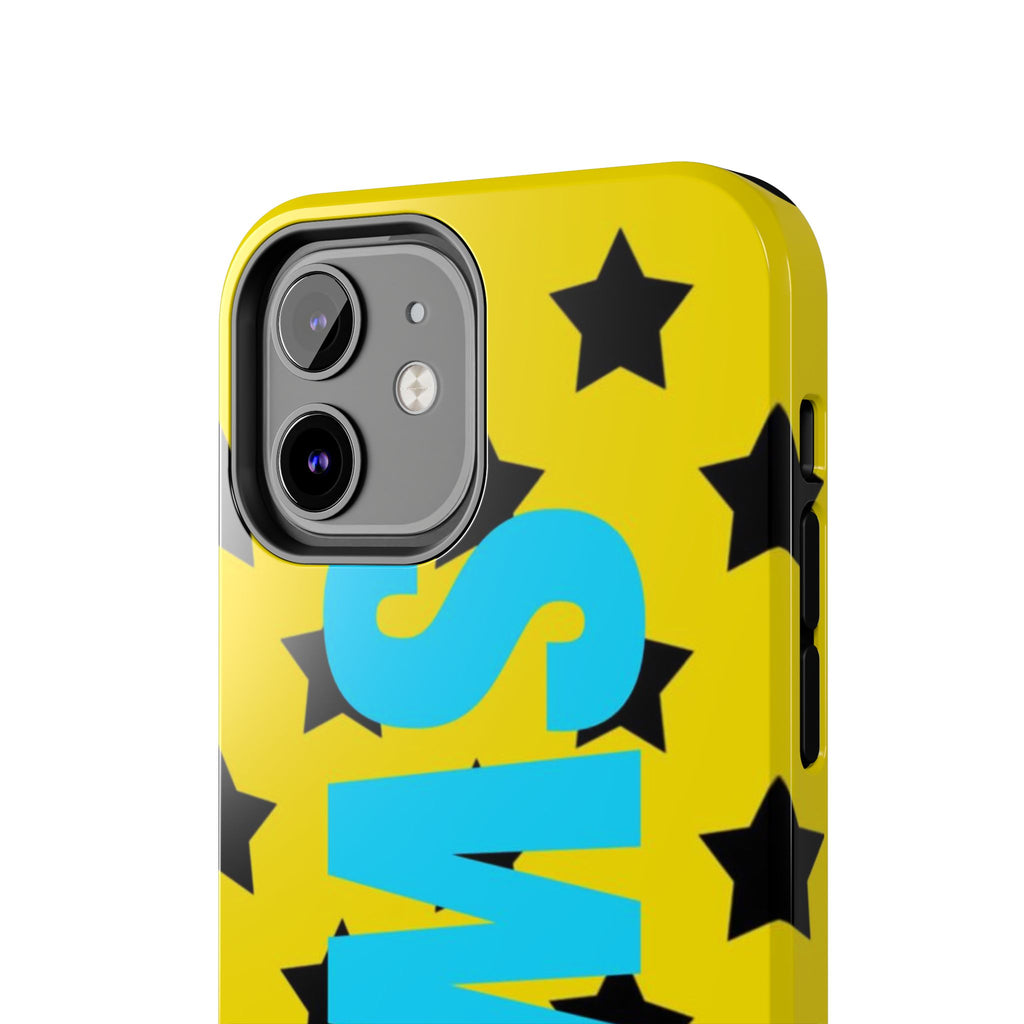 SWAG Star Phone Case — Bold Yellow & Blue Tough Protective Case