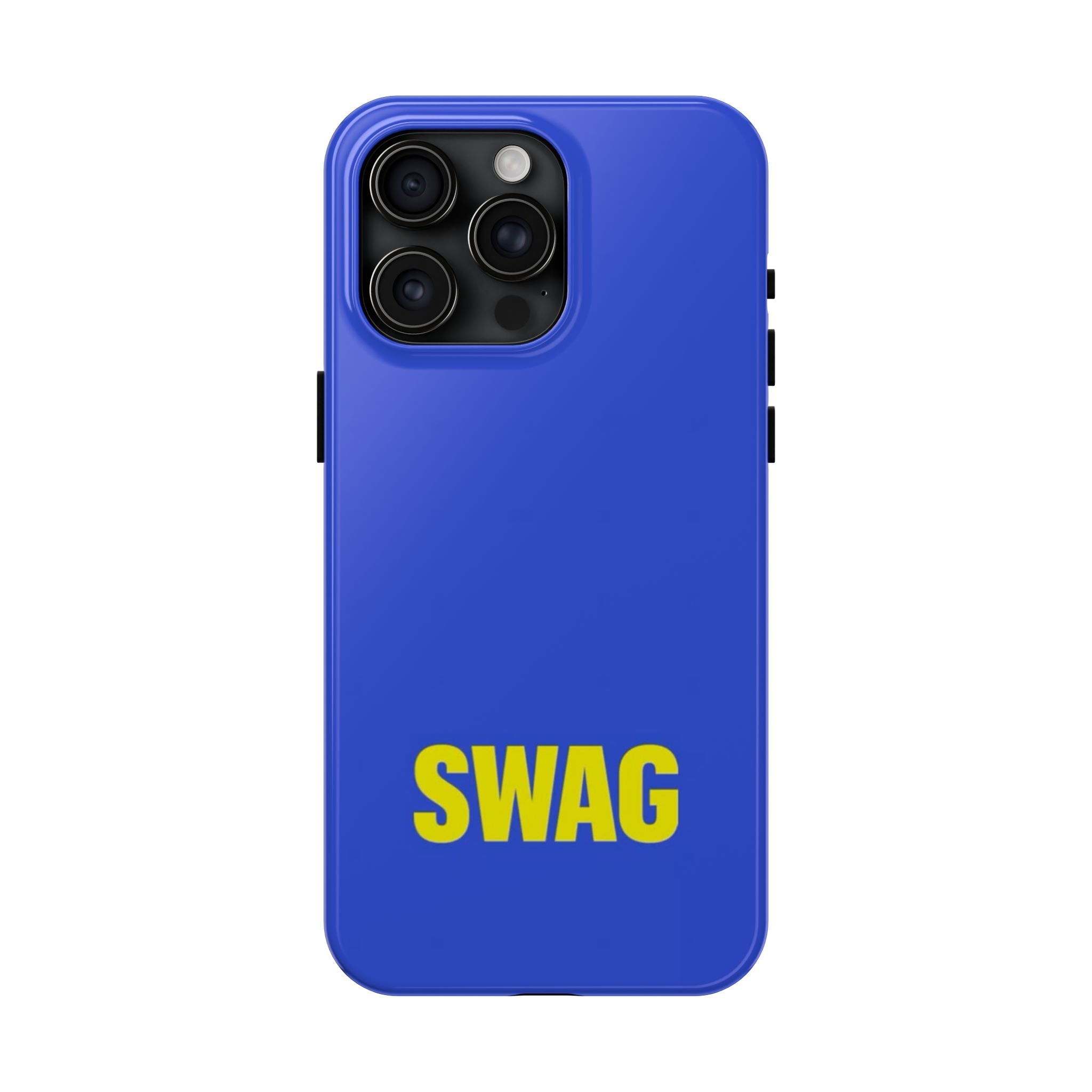 SWAG Blue Tough Phone Case — Bold Protective iPhone Cover
