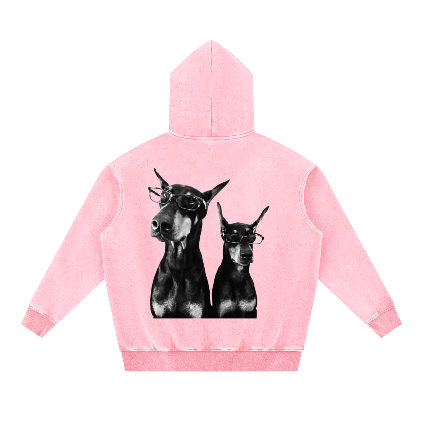 Snow Wash Fleece Oversize Hoodie