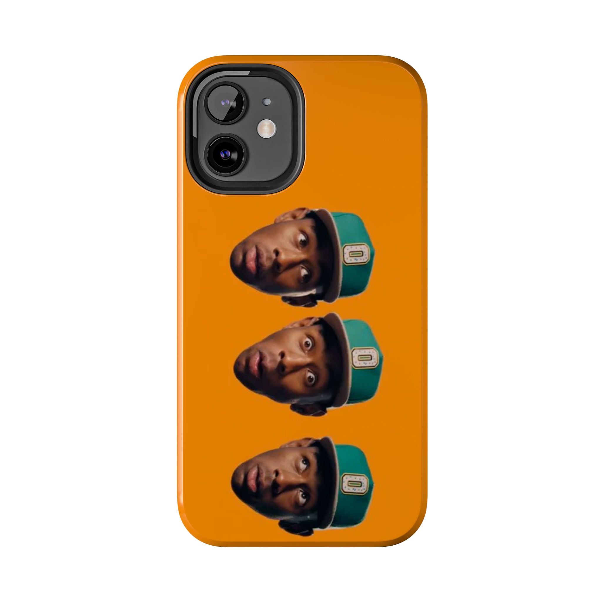 Phone Case — TYLER Triple Portrait Pop Art on Orange