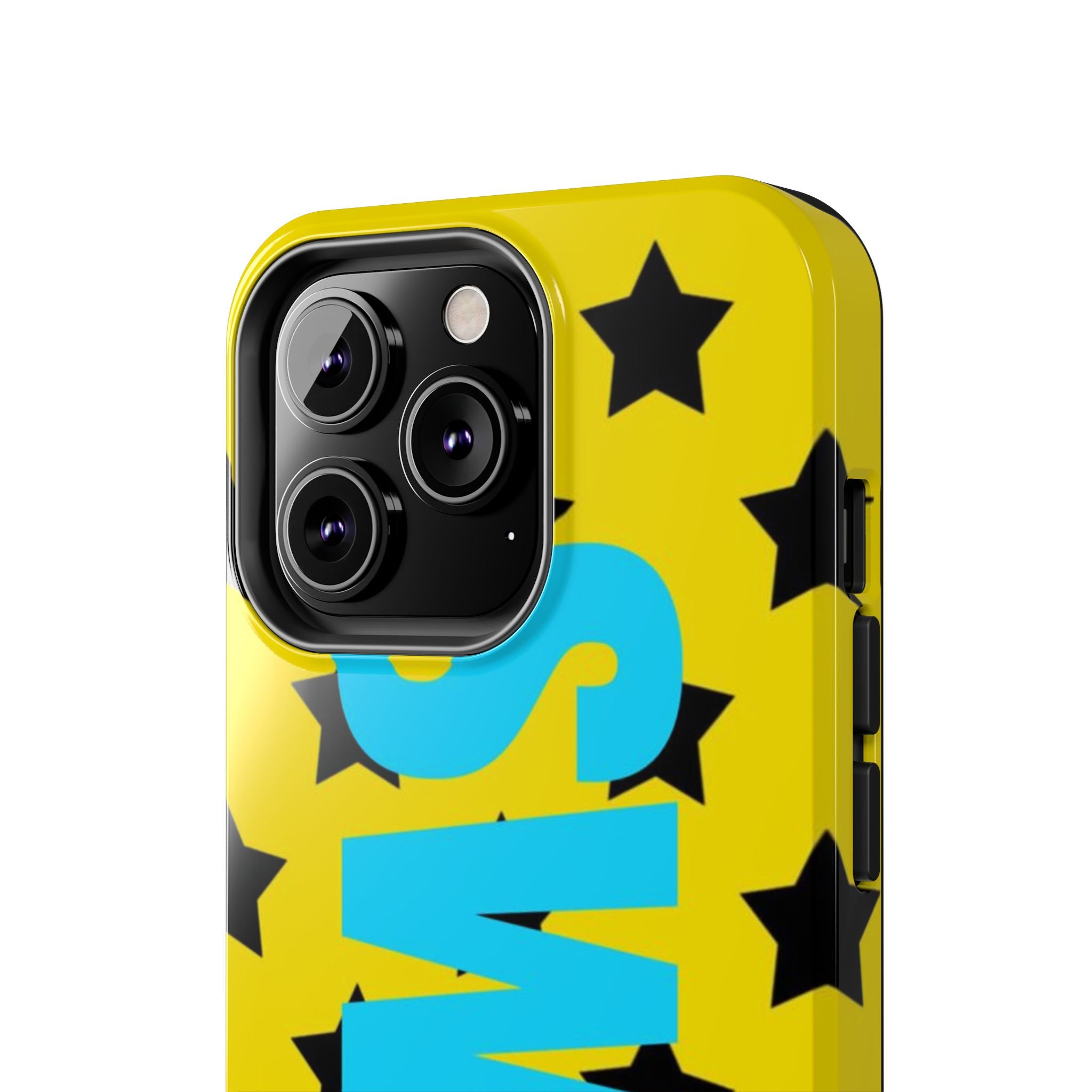 SWAG Star Phone Case — Bold Yellow & Blue Tough Protective Case