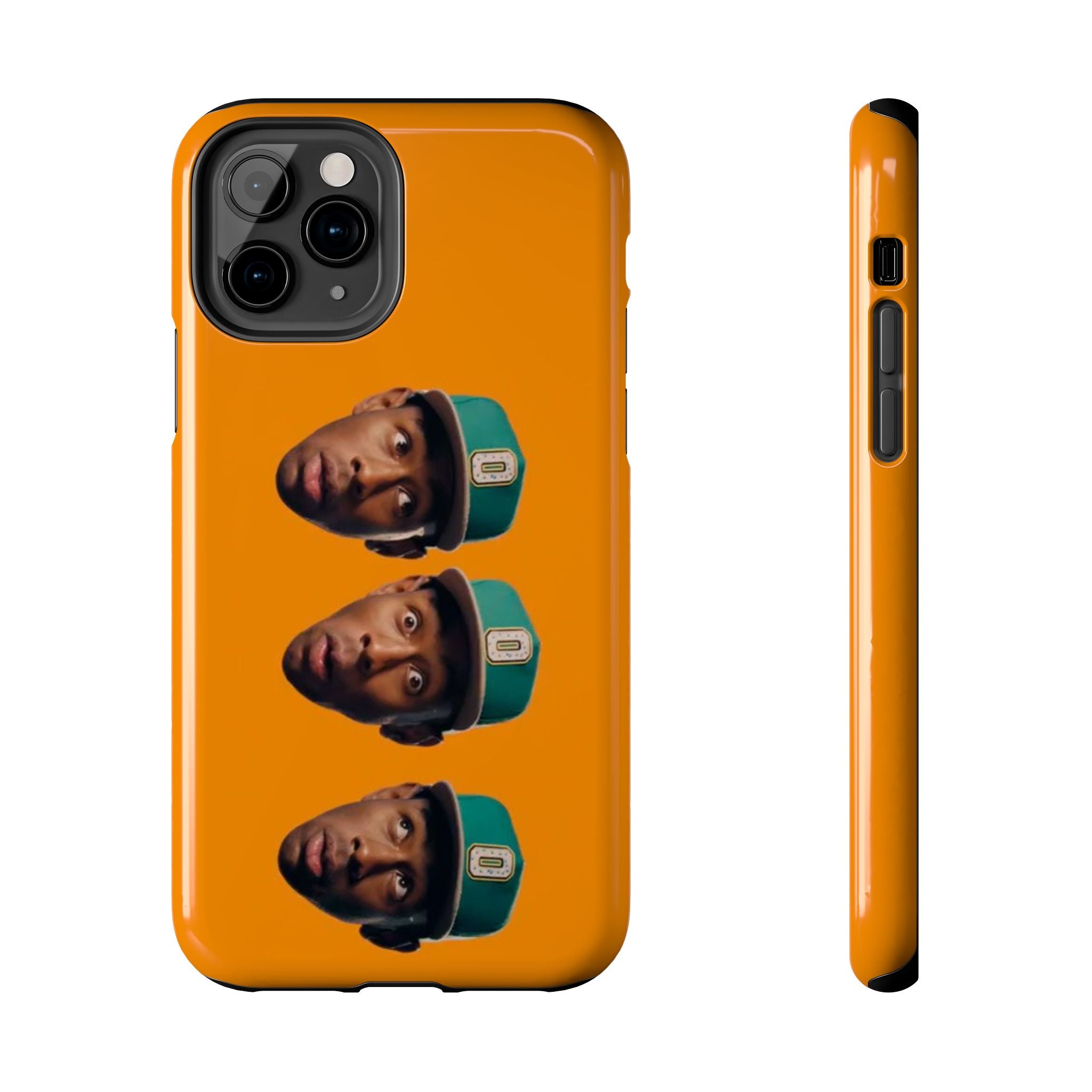 Phone Case — TYLER Triple Portrait Pop Art on Orange
