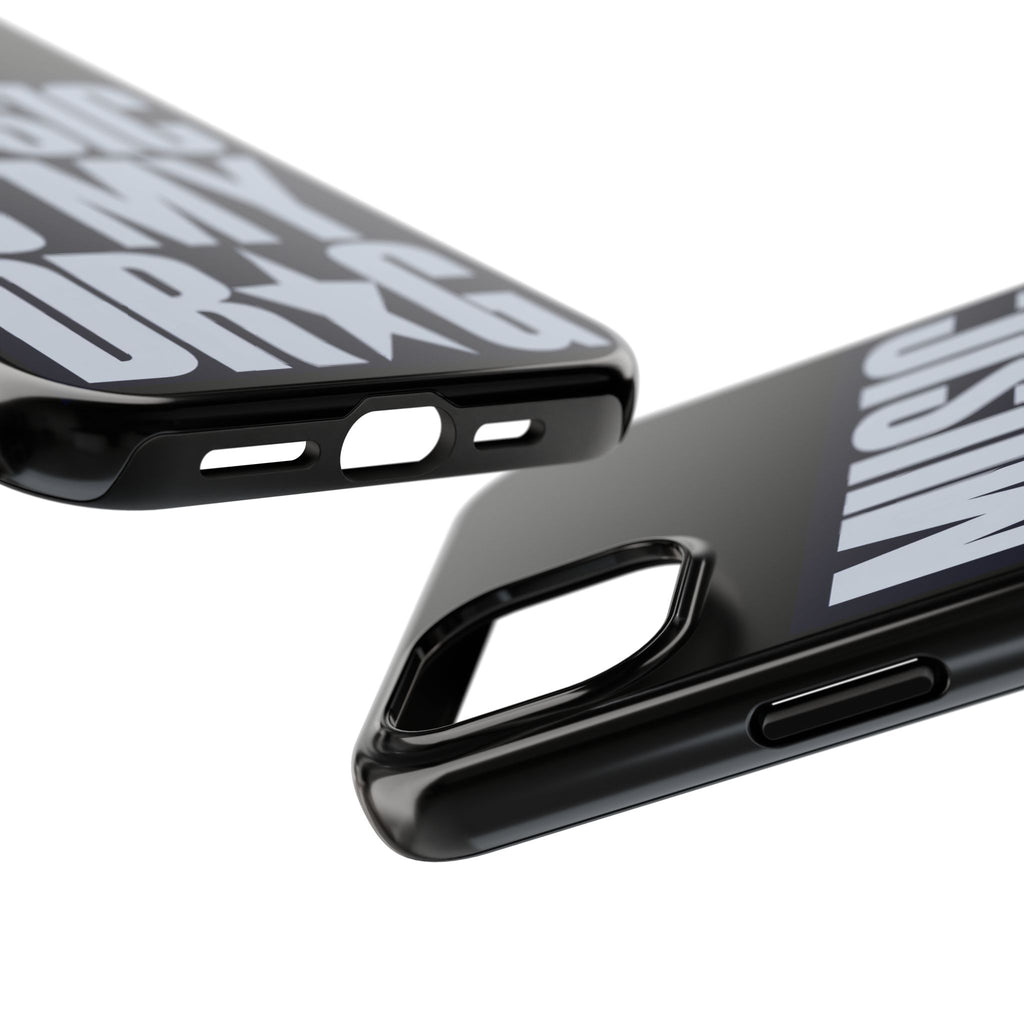 Phone Case — "Music Is My Drg" Bold Typography Protective Case