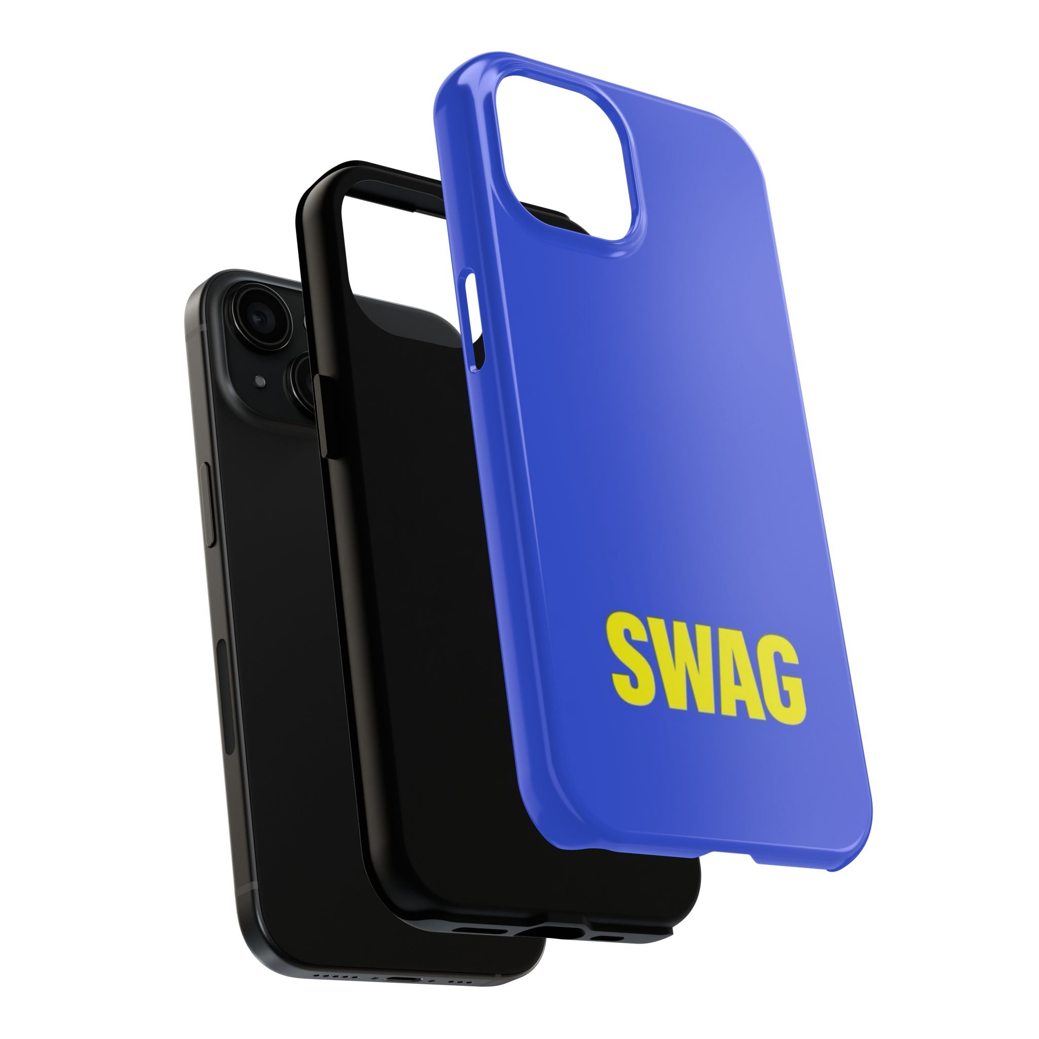 SWAG Blue Tough Phone Case — Bold Protective iPhone Cover