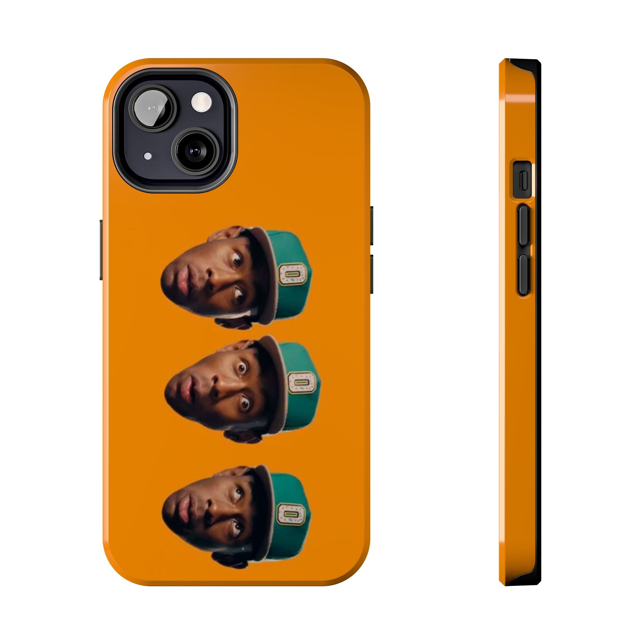 Phone Case — TYLER Triple Portrait Pop Art on Orange